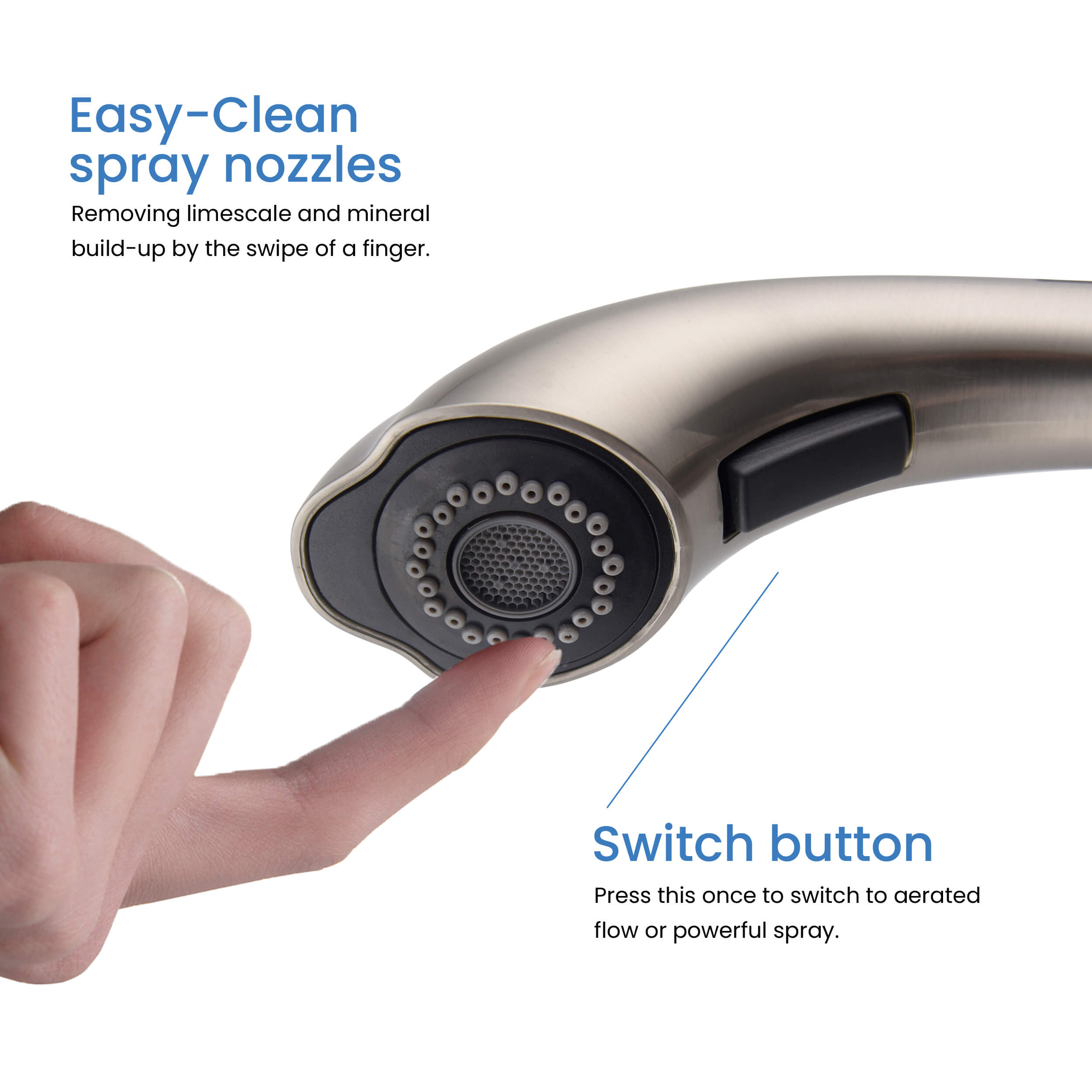 Single Handle Pull Out Kitchen Faucet - F103