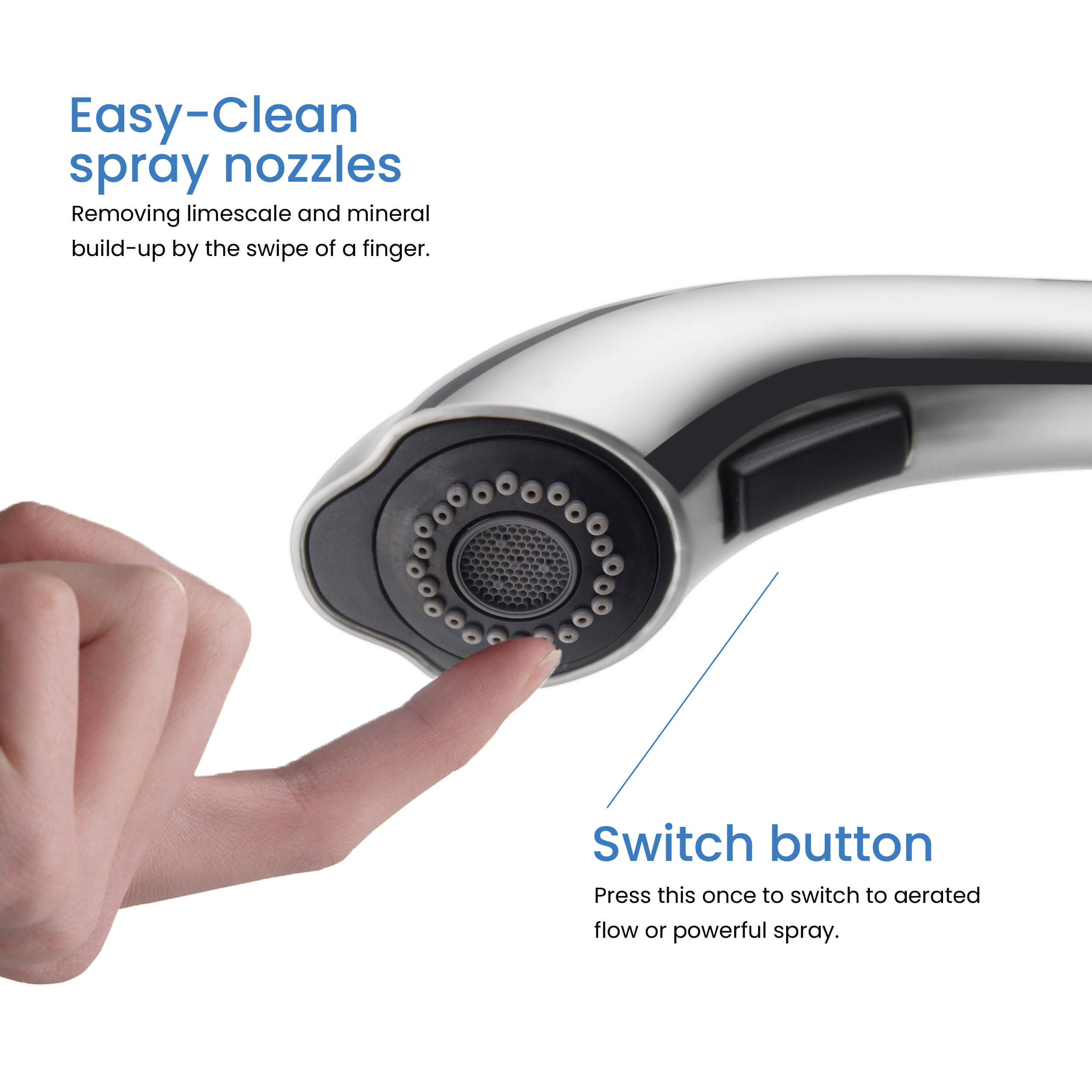 Single Handle Pull Out Kitchen Faucet - F103