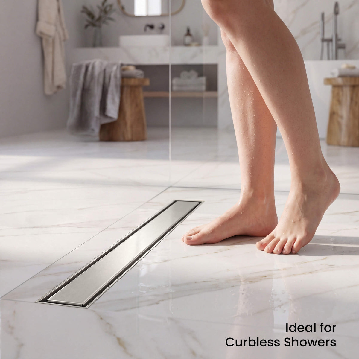 24 inch Tile-in Linear Shower Drain - KFD2401