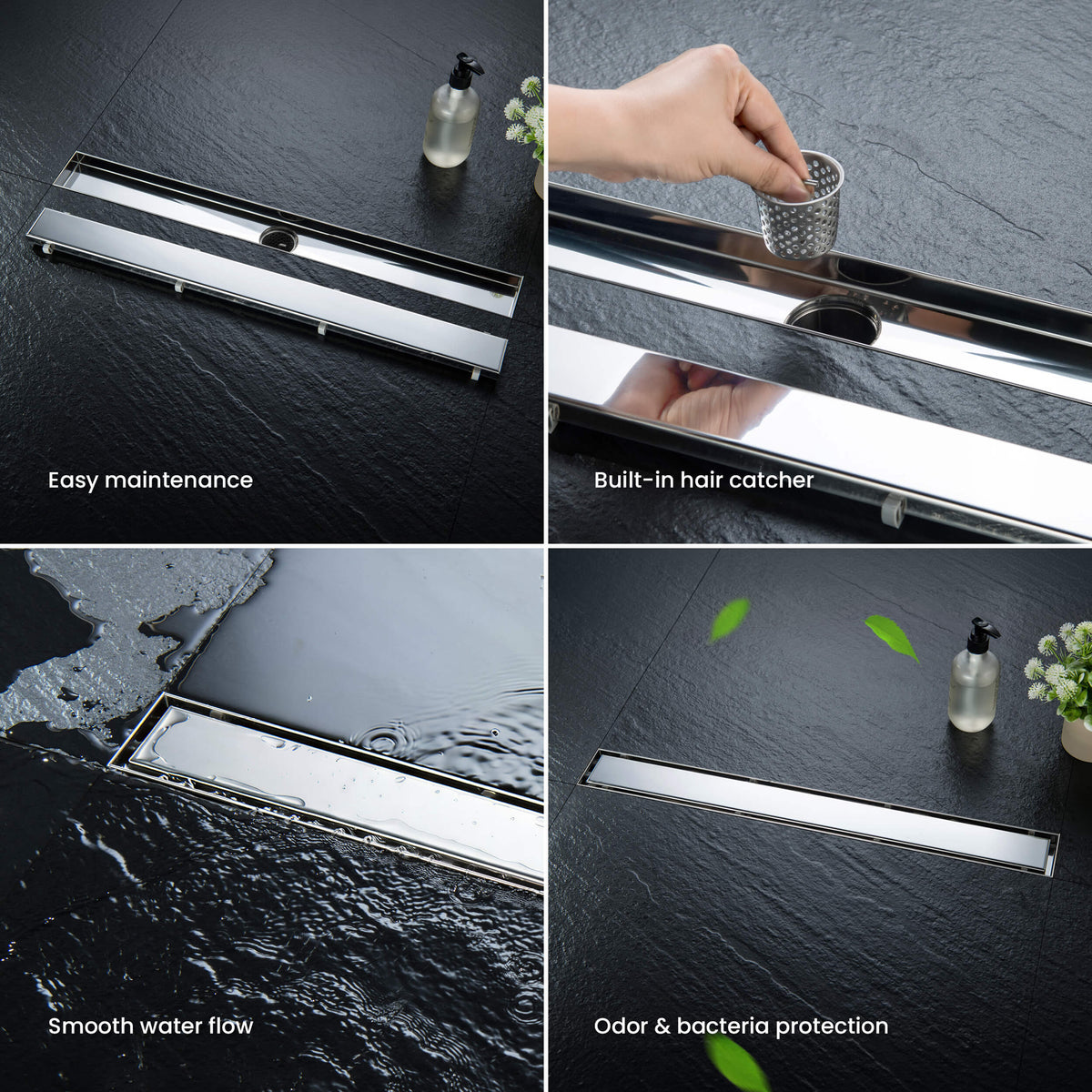 24 inch Tile-in Linear Shower Drain - KFD2401