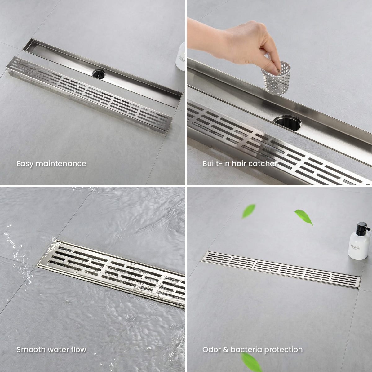 24 inch Linear Shower Drain - KFD2402