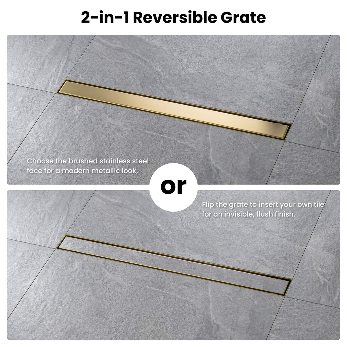 32 inch Tile-in Linear Shower Drain - KFD3201