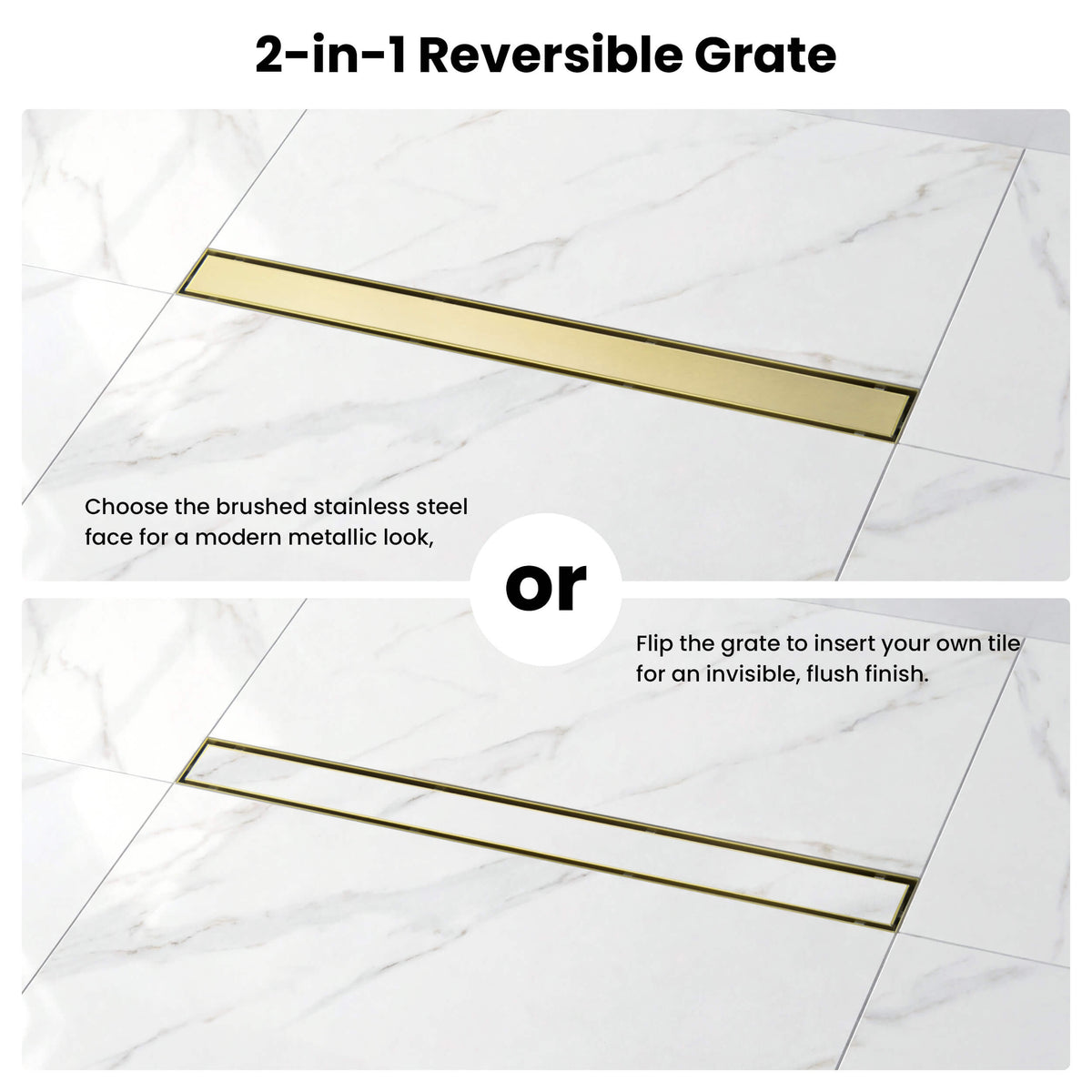 32 inch Tile-in Linear Shower Drain - KFD3201