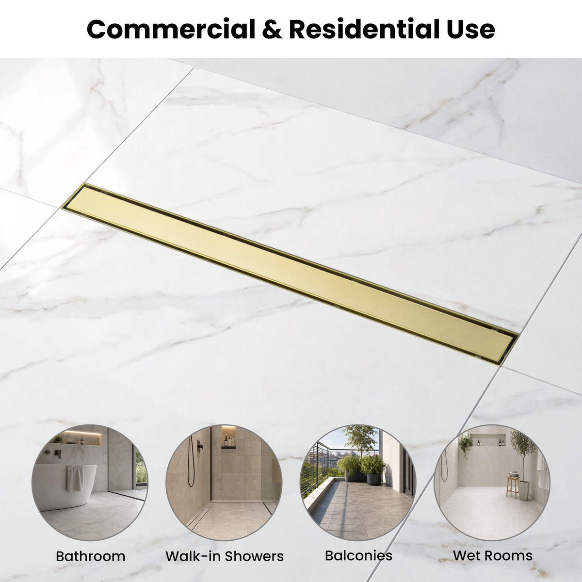 32 inch Tile-in Linear Shower Drain - KFD3201