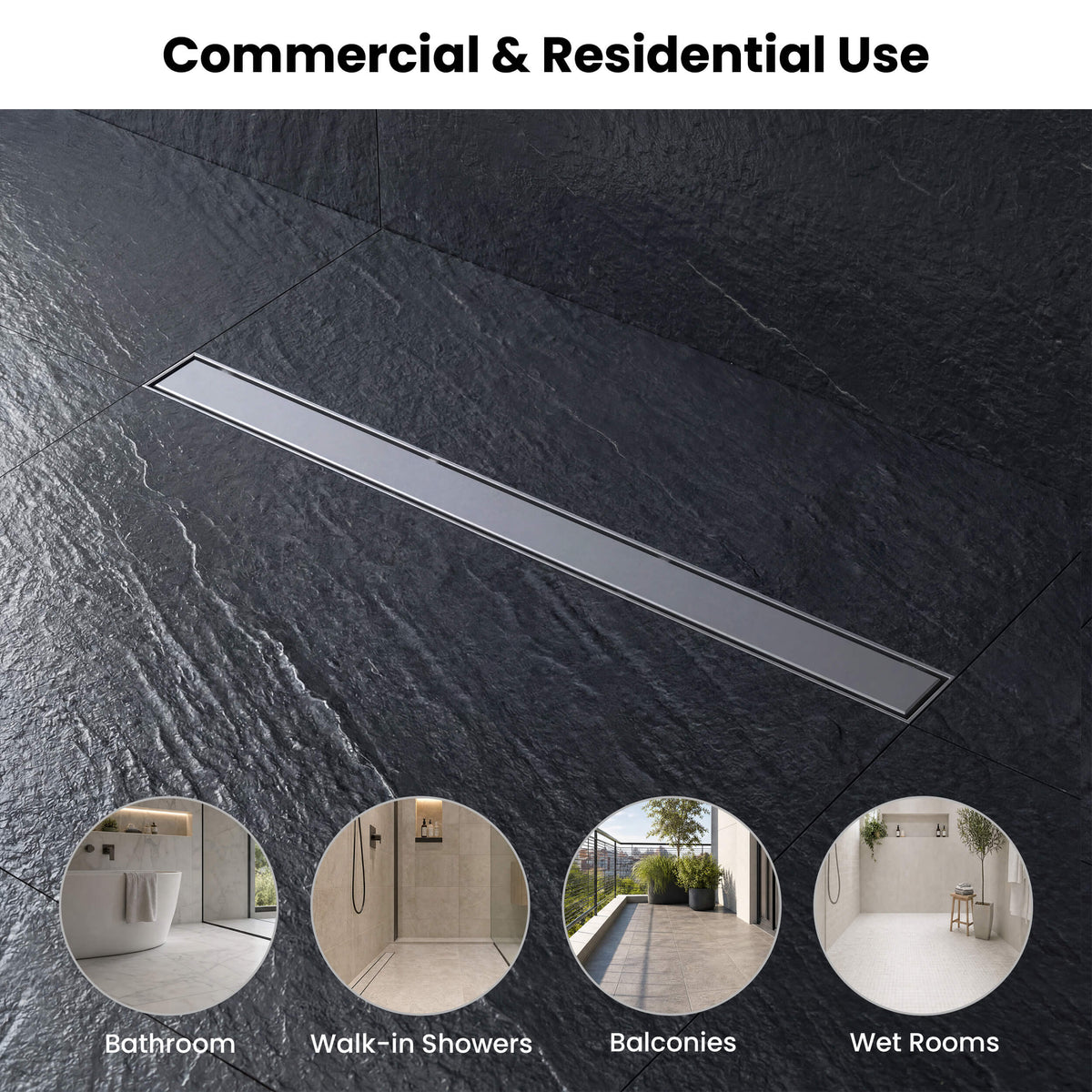 32 inch Tile-in Linear Shower Drain - KFD3201