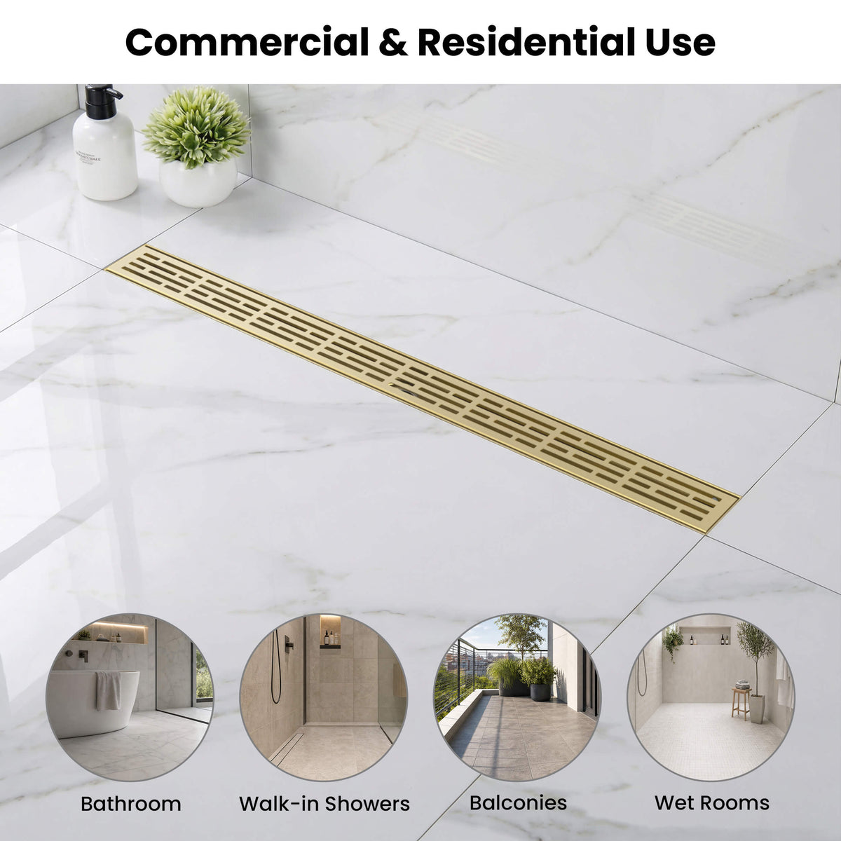 32 inch Linear Shower Drain - KFD3202