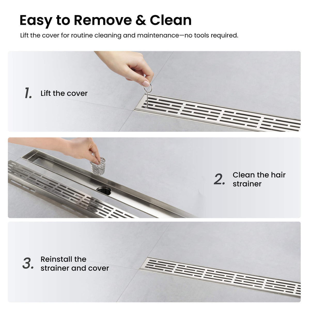 32 inch Linear Shower Drain - KFD3202