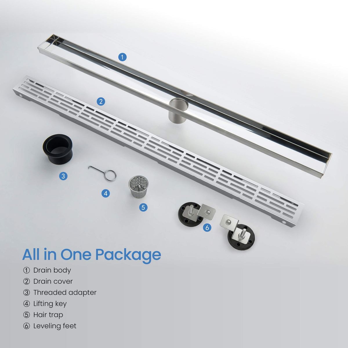 32 inch Linear Shower Drain - KFD3202