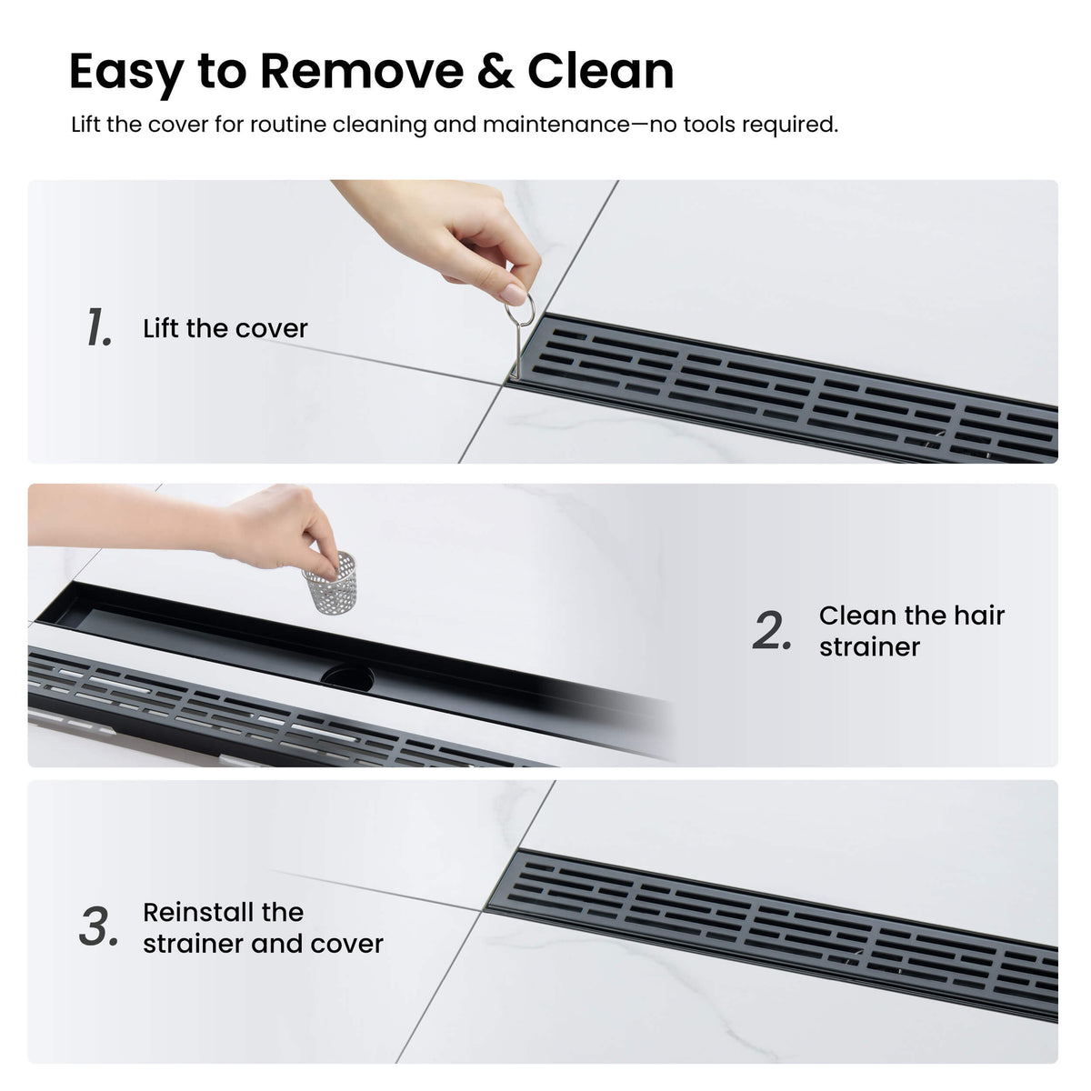 32 inch Linear Shower Drain - KFD3202