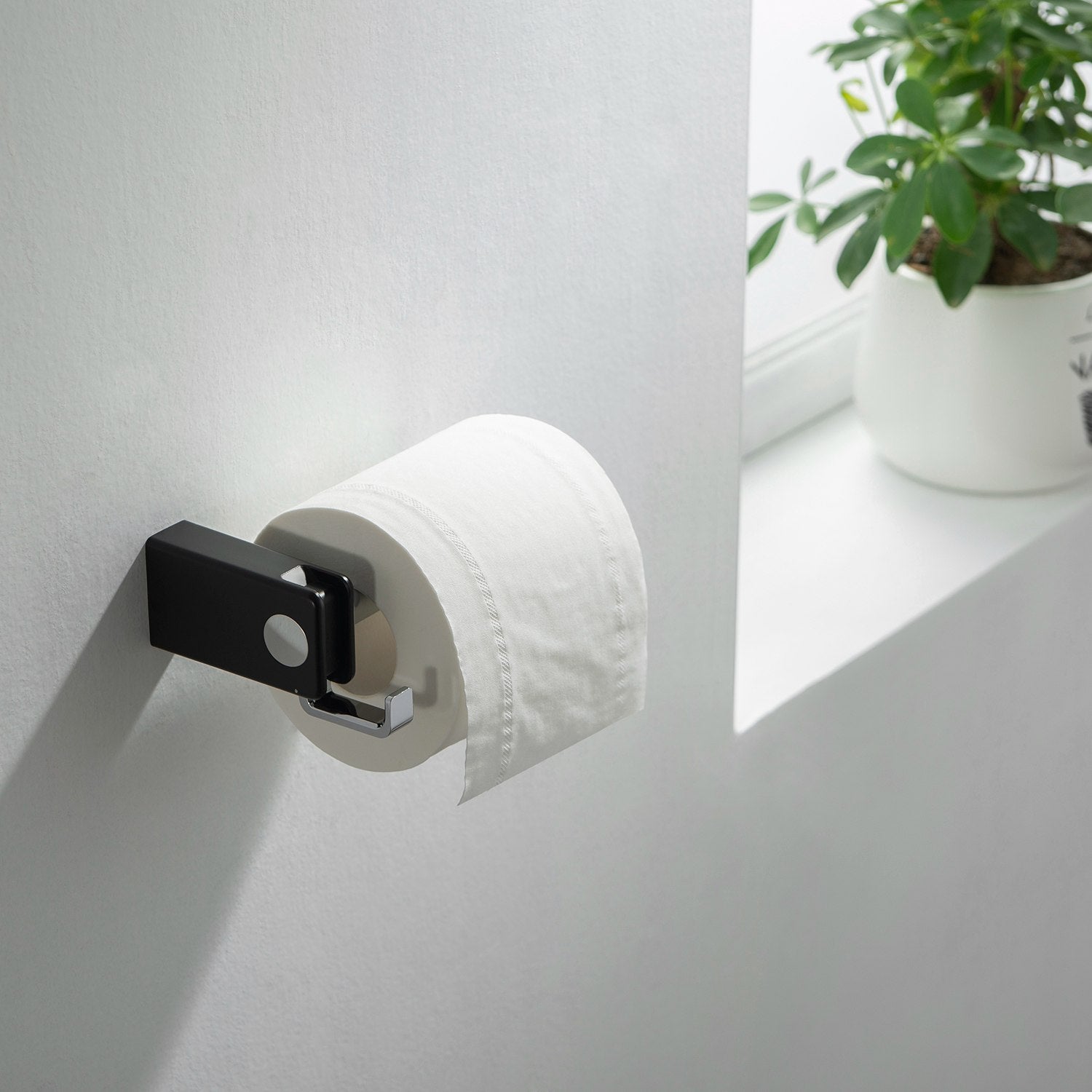 Bathroom Hardware Accessory Wall Mounted Tissue Holder includes Hook KBA1002