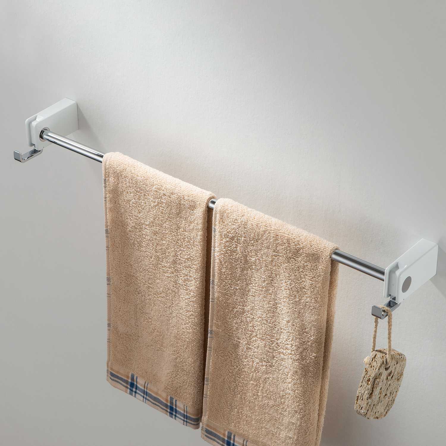 Bathroom Hardware Accessory Towel Wall Mounted Towel Bar with Hook KBA1003