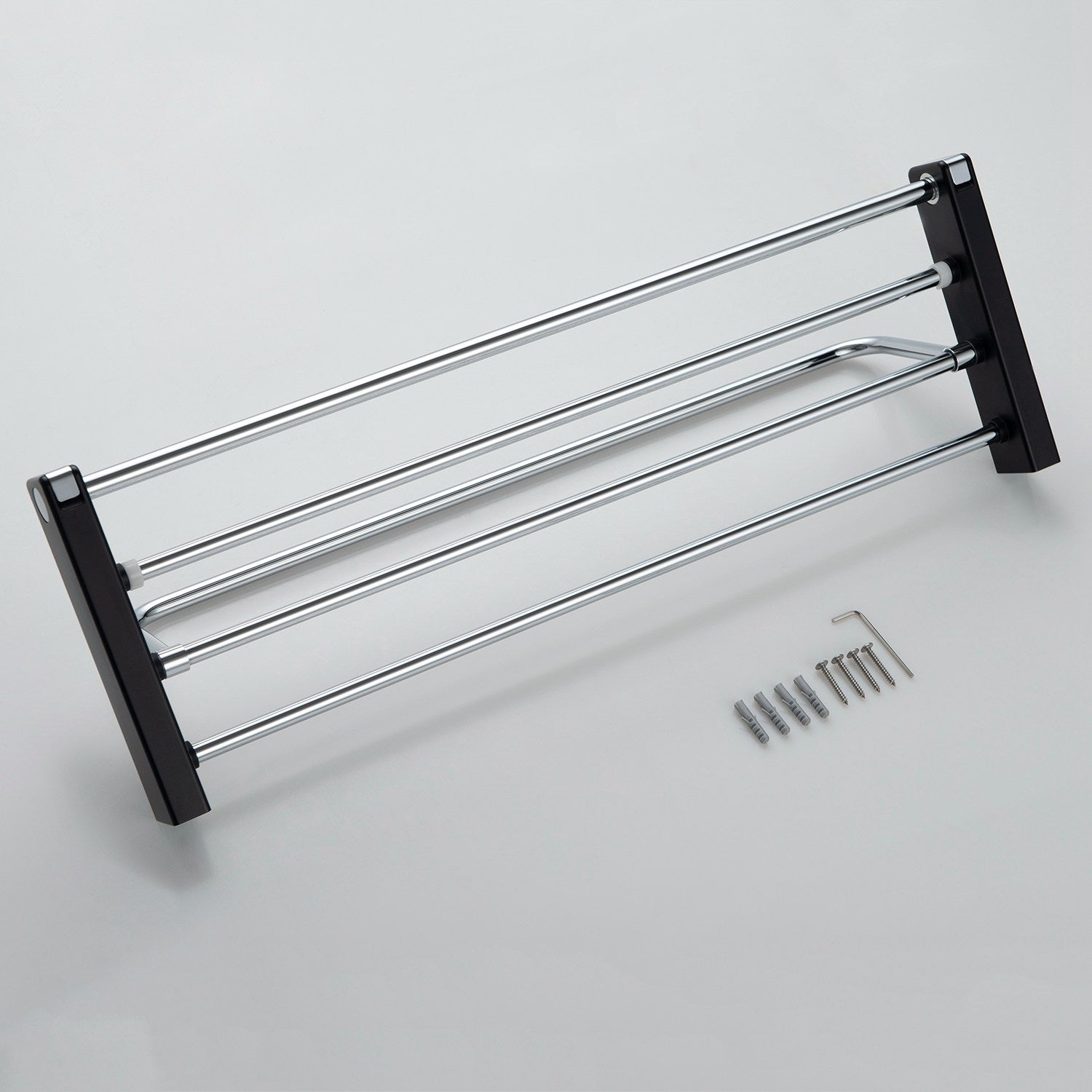 Bathroom Hardware Accessory Wall Mounted Towel Rack with Hook KBA1004