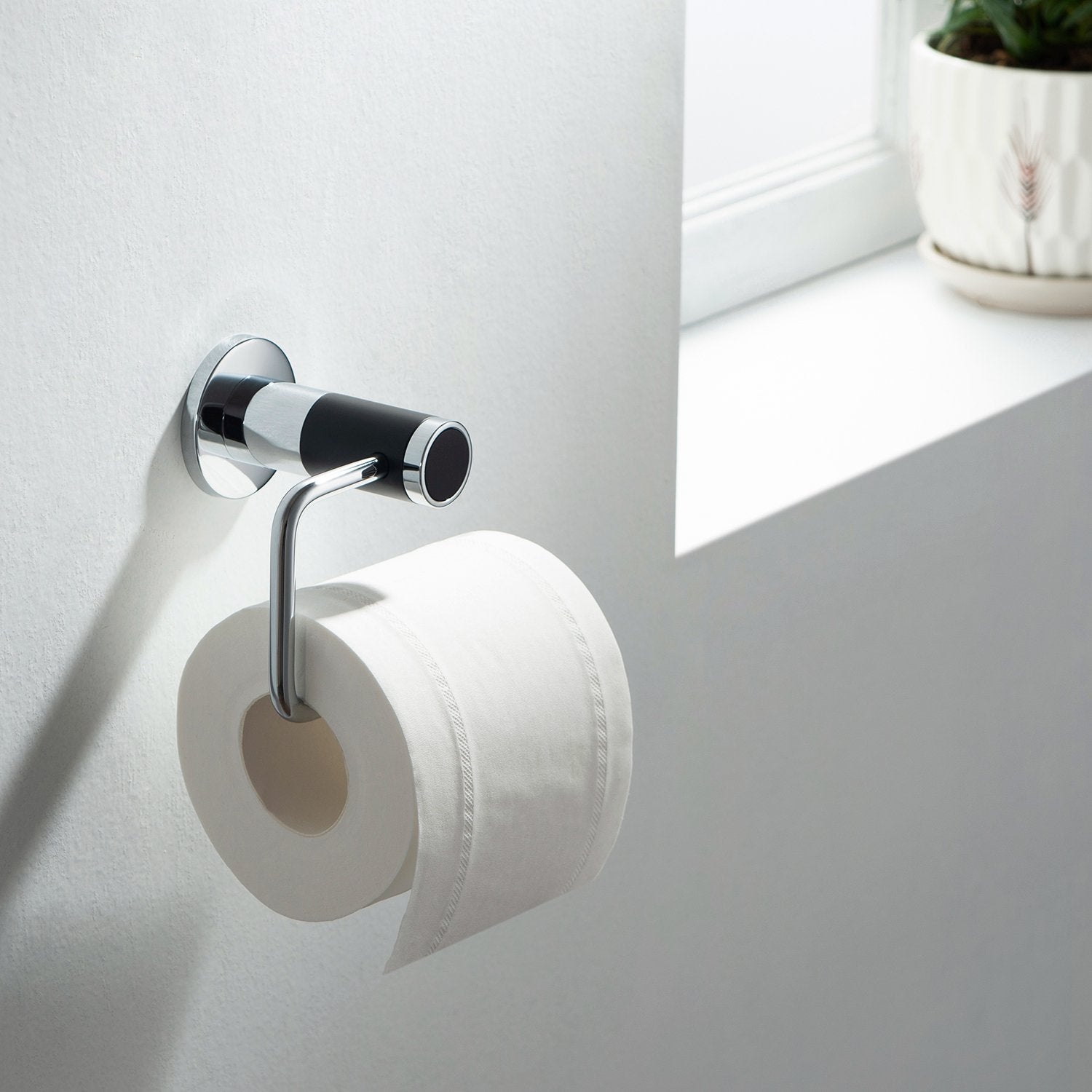 Bathroom Hardware Accessory Wall Mounted Tissue Holder with Hook KBA1102