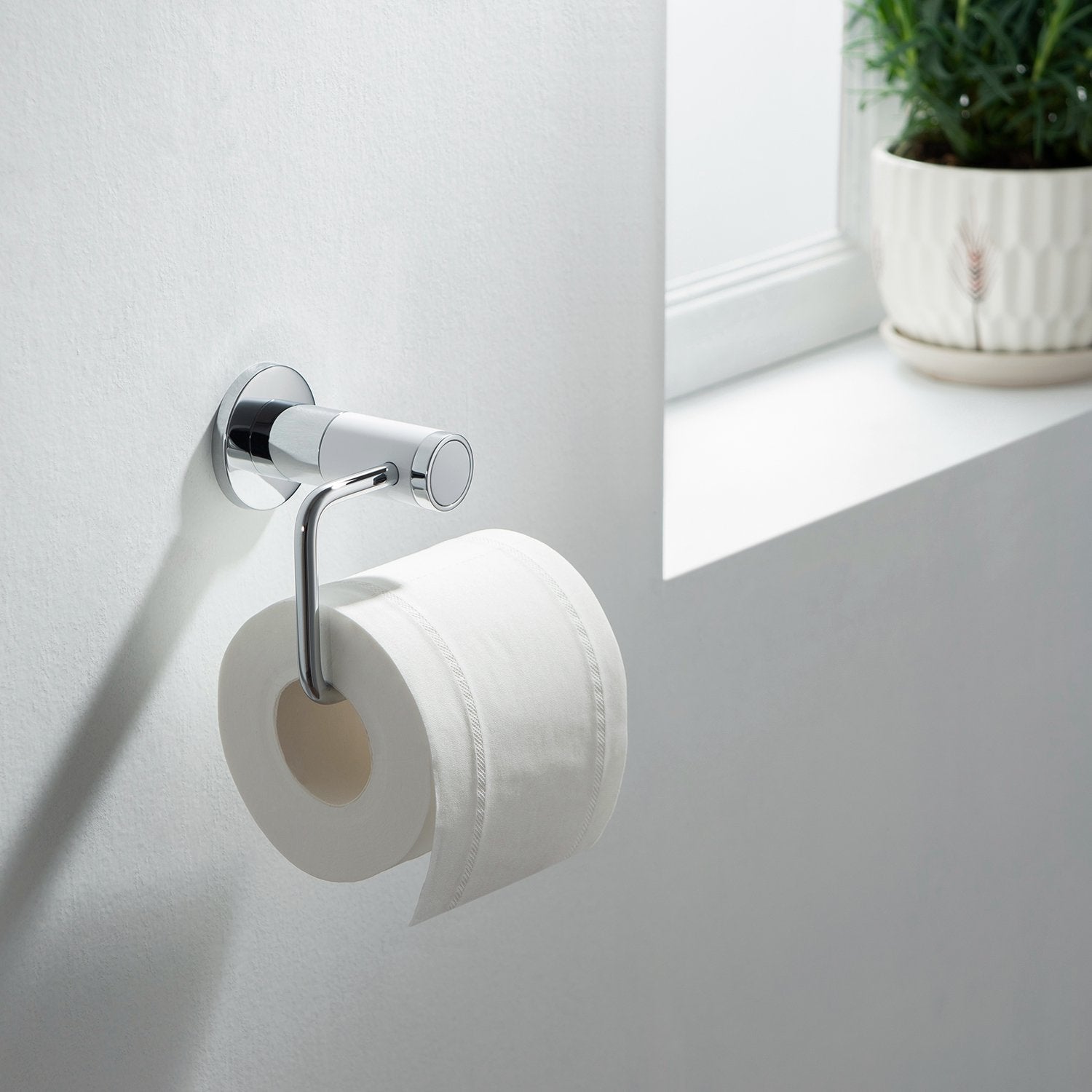 Bathroom Hardware Accessory Wall Mounted Tissue Holder with Hook KBA1102