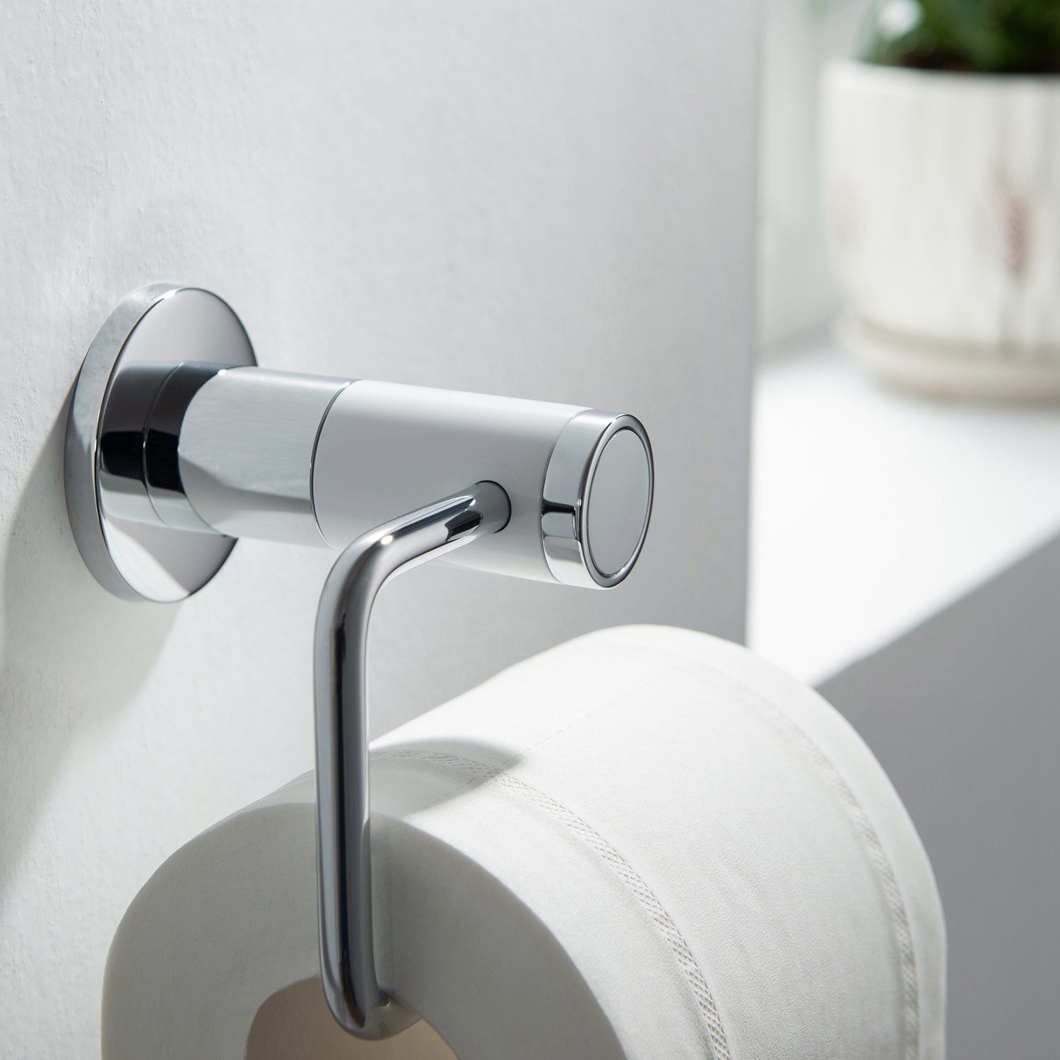 Bathroom Hardware Accessory Wall Mounted Tissue Holder with Hook KBA1102