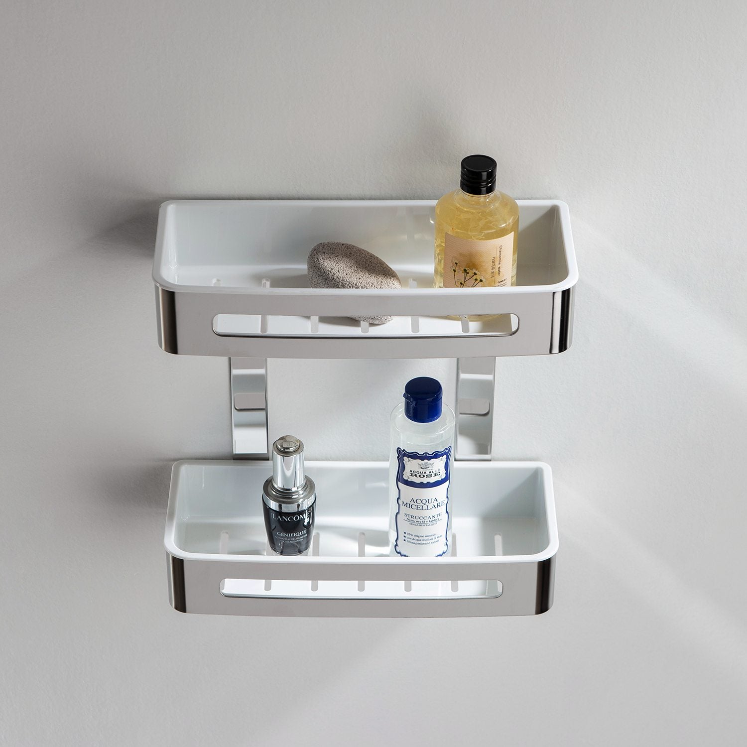 Chrome Bathroom Hardware Accessory Wall Mounted Front Basket KBA1204