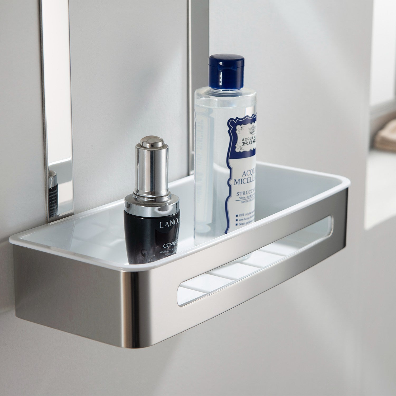 Chrome Bathroom Hardware Accessory Wall Mounted Front Basket KBA1204