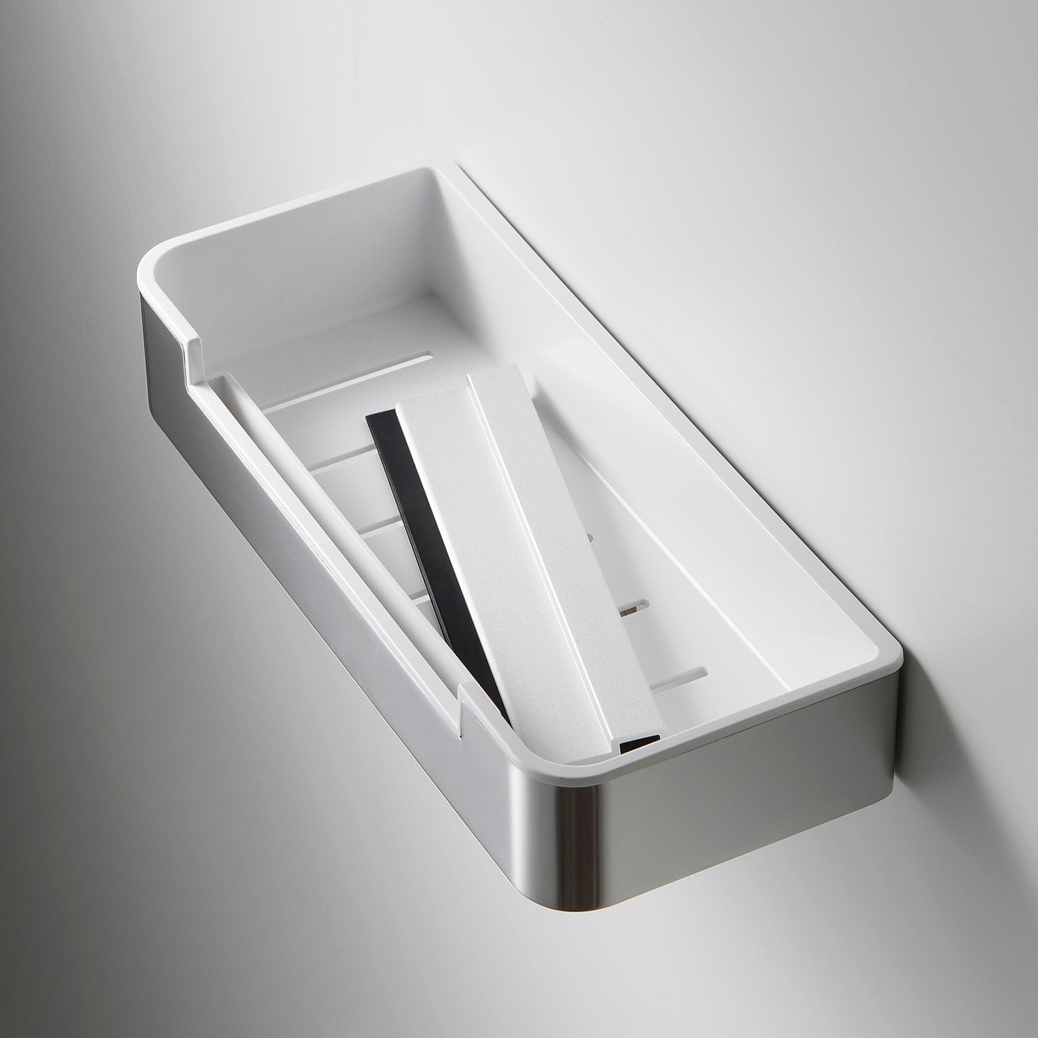Chrome Bathroom Hardware Accessory Wall Mounted Shower Basket KBA1205