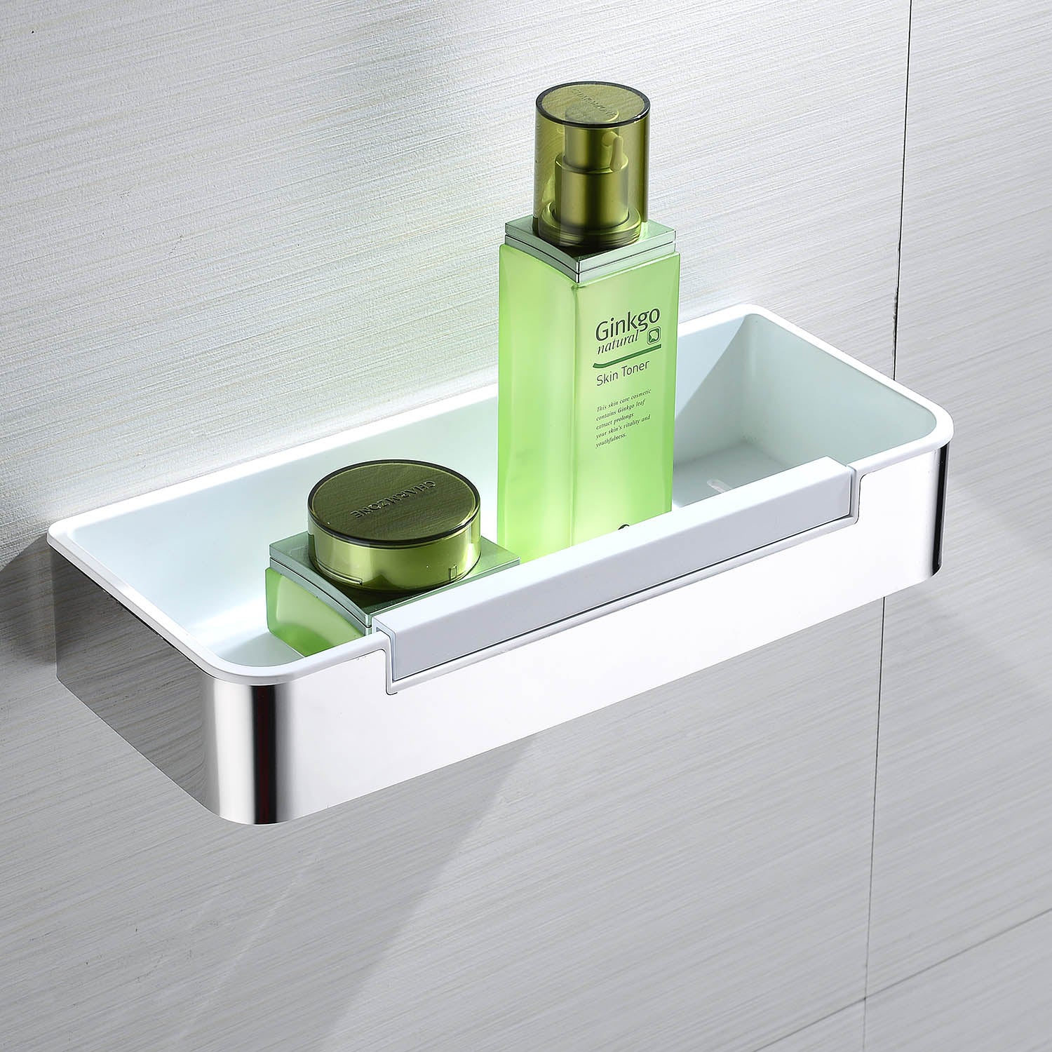 Chrome Bathroom Hardware Accessory Wall Mounted Shower Basket KBA1205