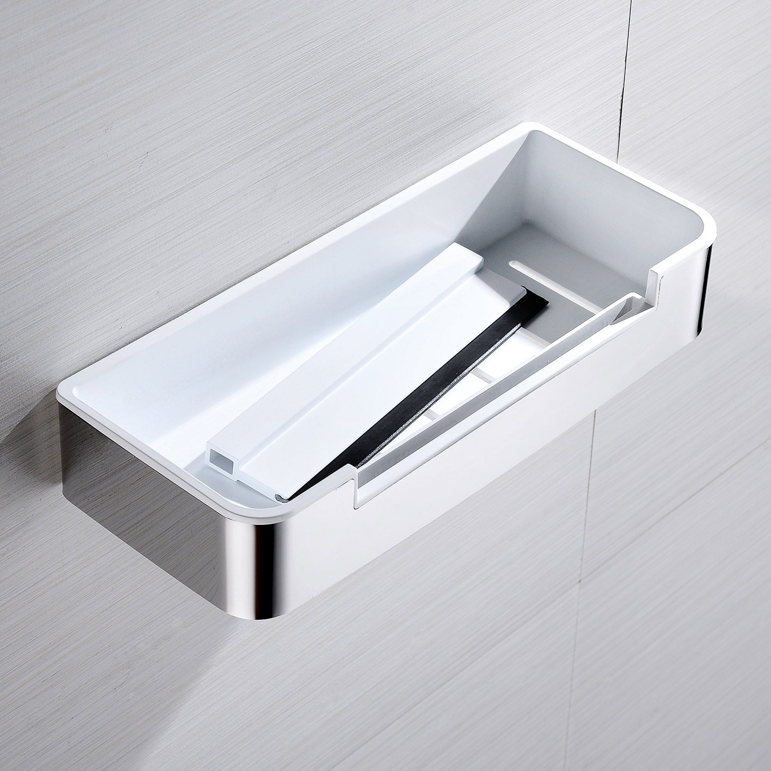 Chrome Bathroom Hardware Accessory Wall Mounted Shower Basket KBA1205