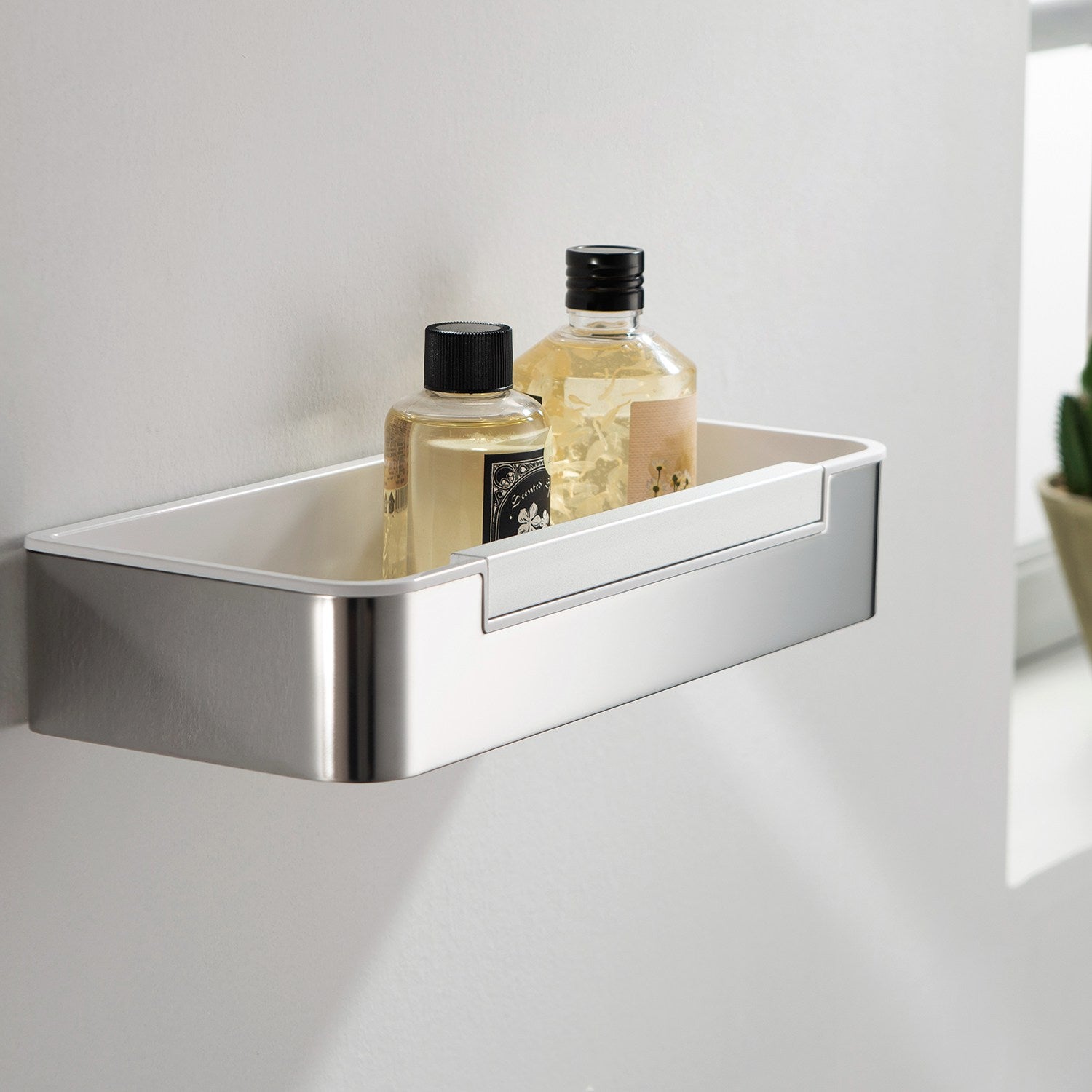 Chrome Bathroom Hardware Accessory Wall Mounted Shower Basket KBA1205