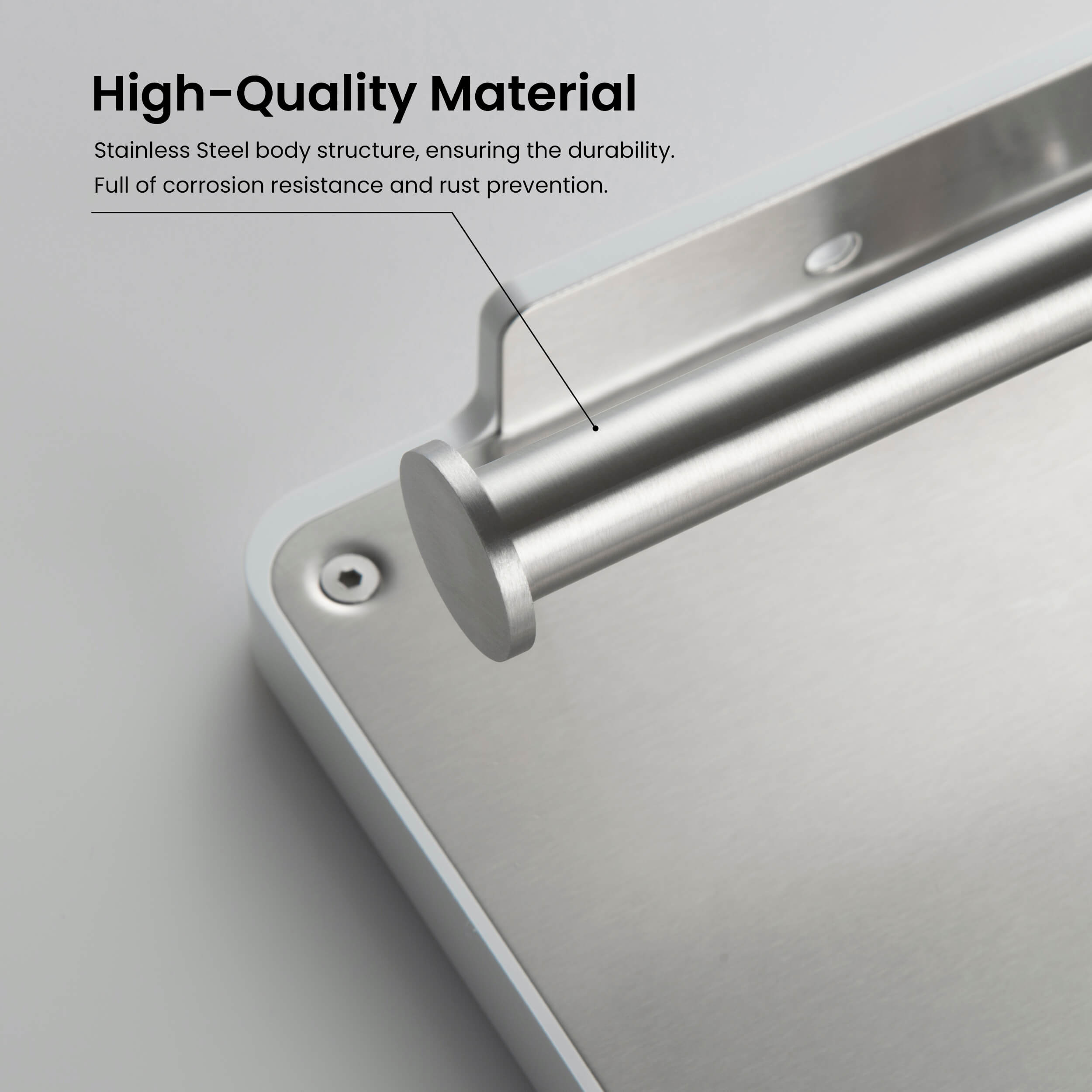 Bathroom Hardware Accessory Wall Mounted Tissue Holder with Shelf KBA1208