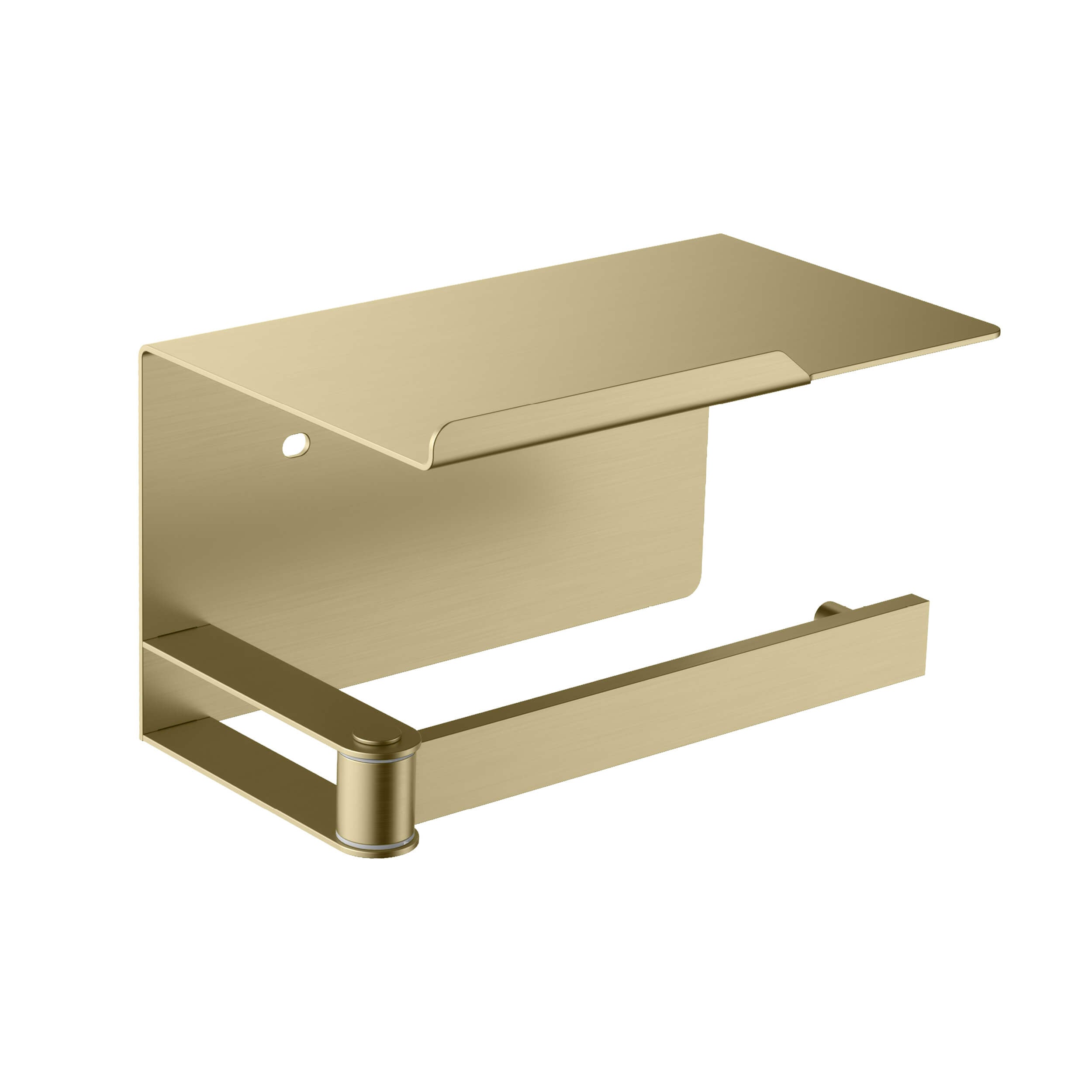 Bathroom Hardware Accessory Wall Mounted Tissue Holder includes Shelf KBA1209