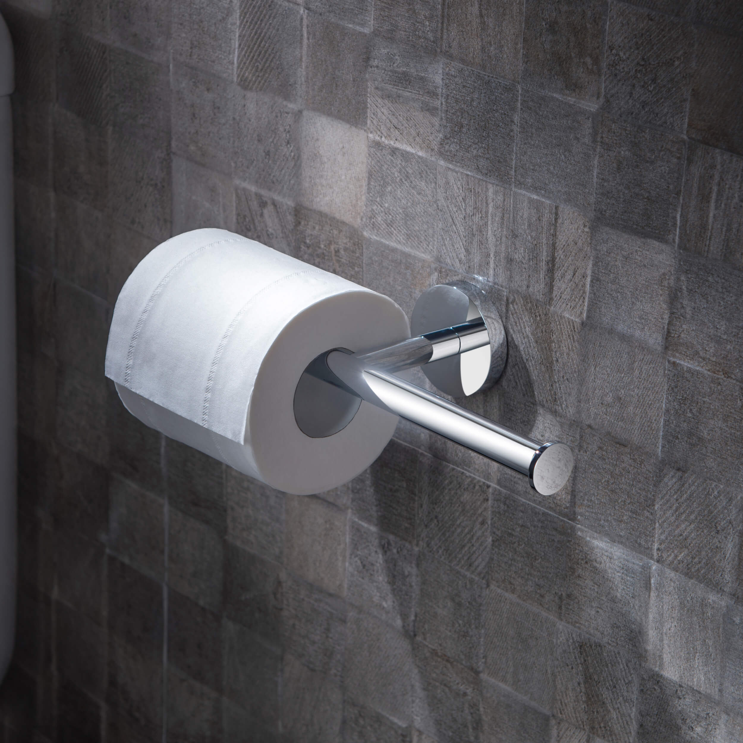 Circular Double Toilet Paper Holder KBA1408