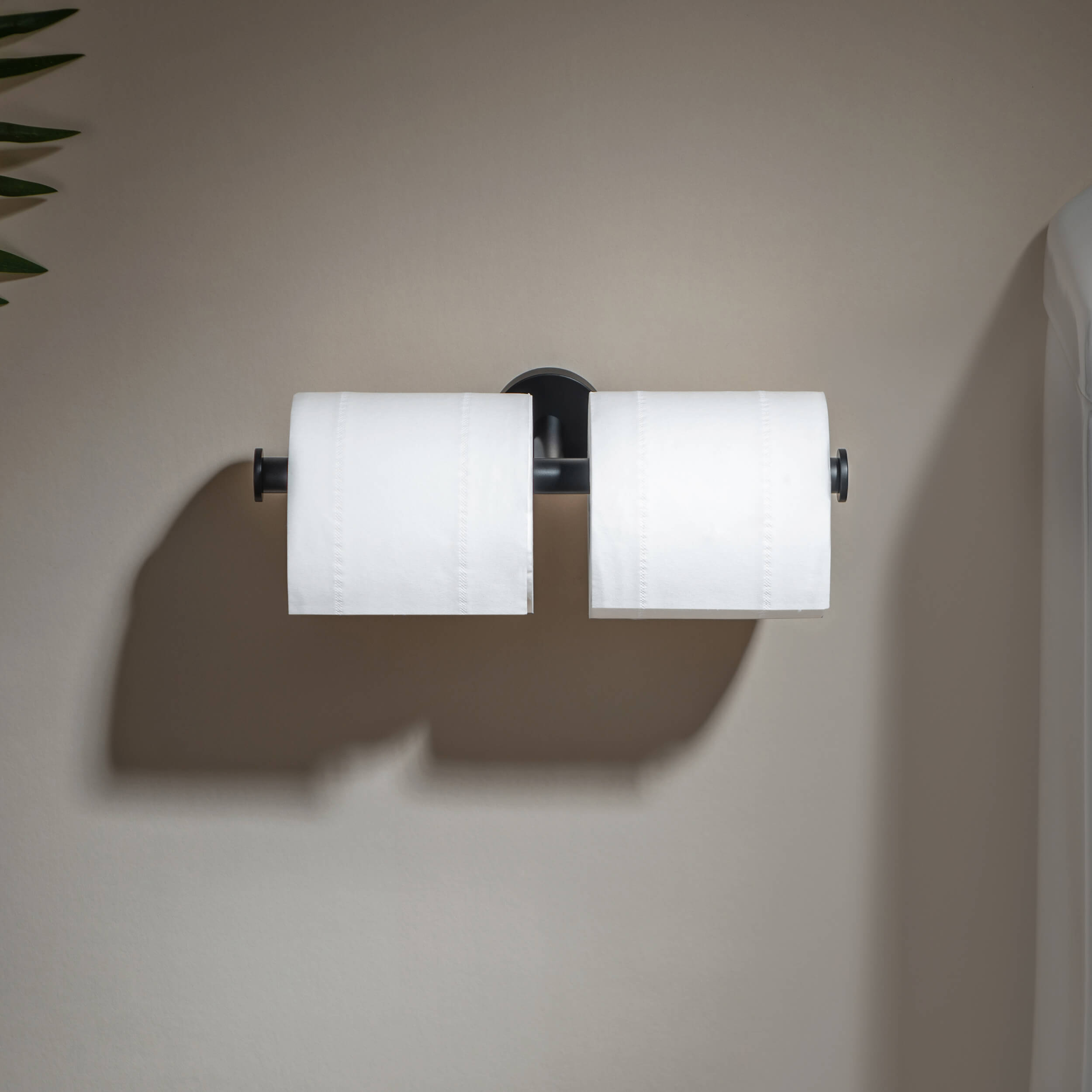 Circular Double Toilet Paper Holder KBA1408