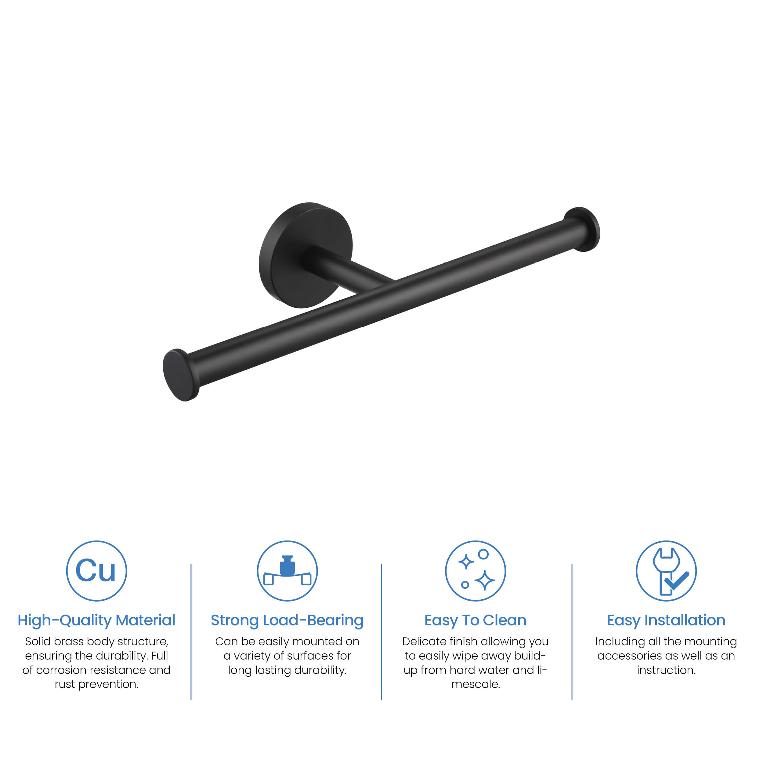 Circular Double Toilet Paper Holder KBA1408