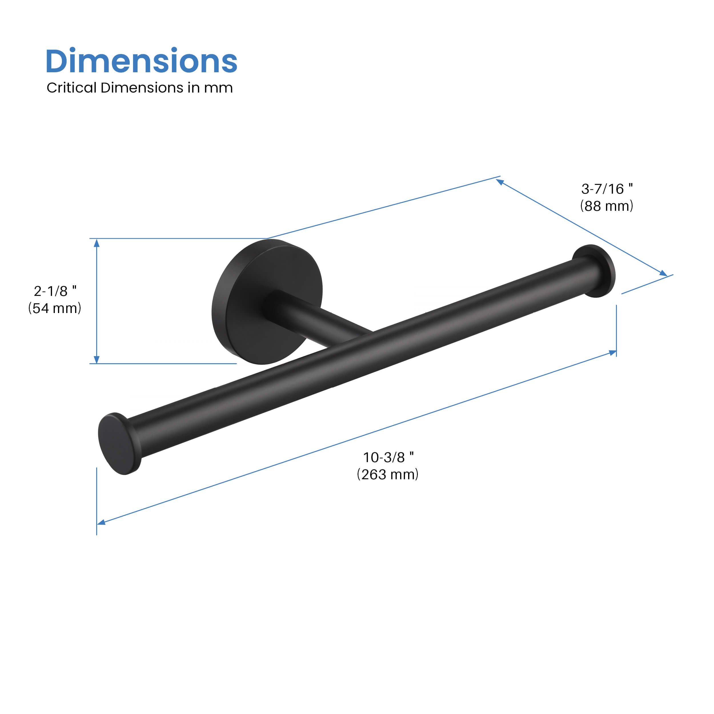 Circular Double Toilet Paper Holder KBA1408