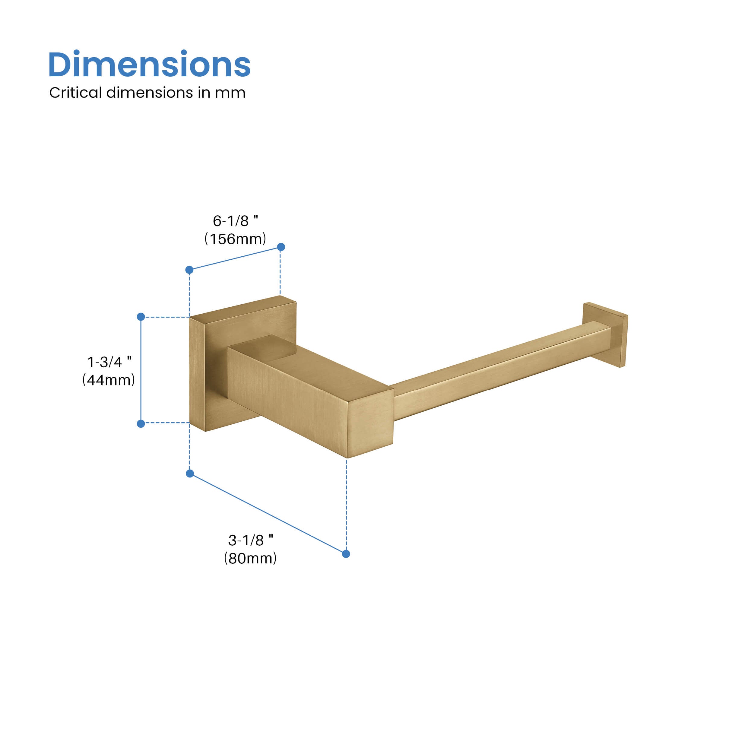 Cube Bathroom Toilet Paper Holder KBA1502