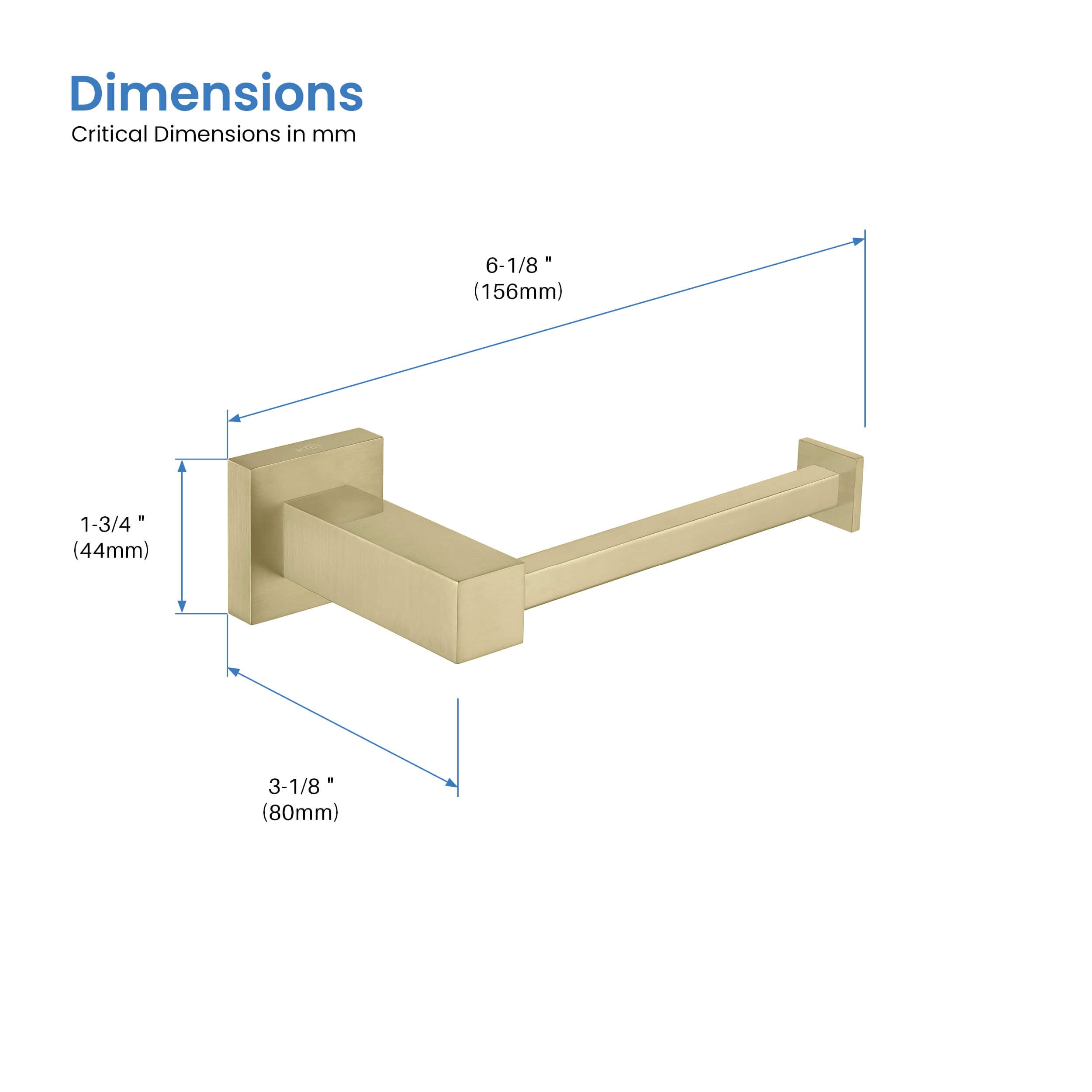 Cube Bathroom Toilet Paper Holder KBA1502
