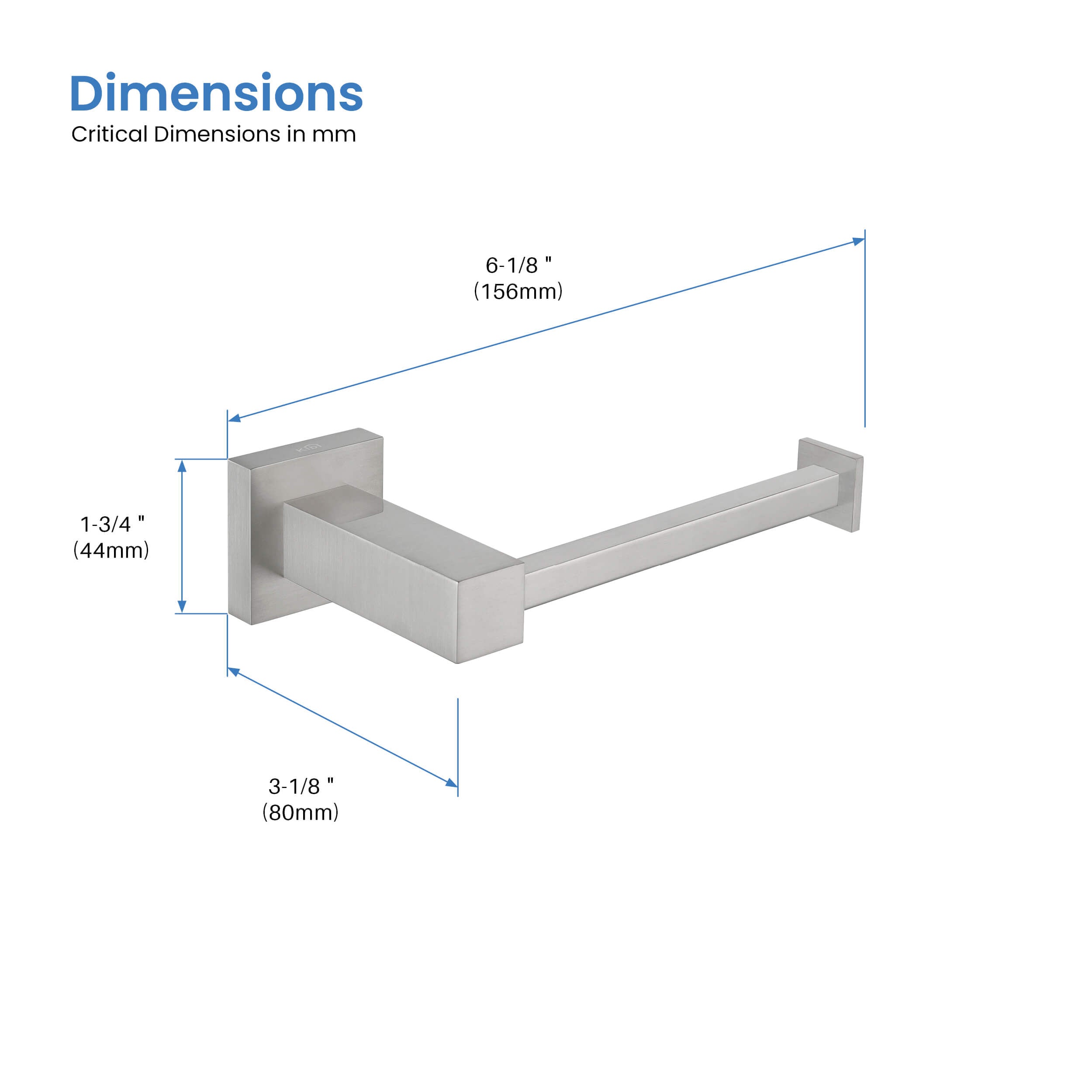 Cube Bathroom Toilet Paper Holder KBA1502