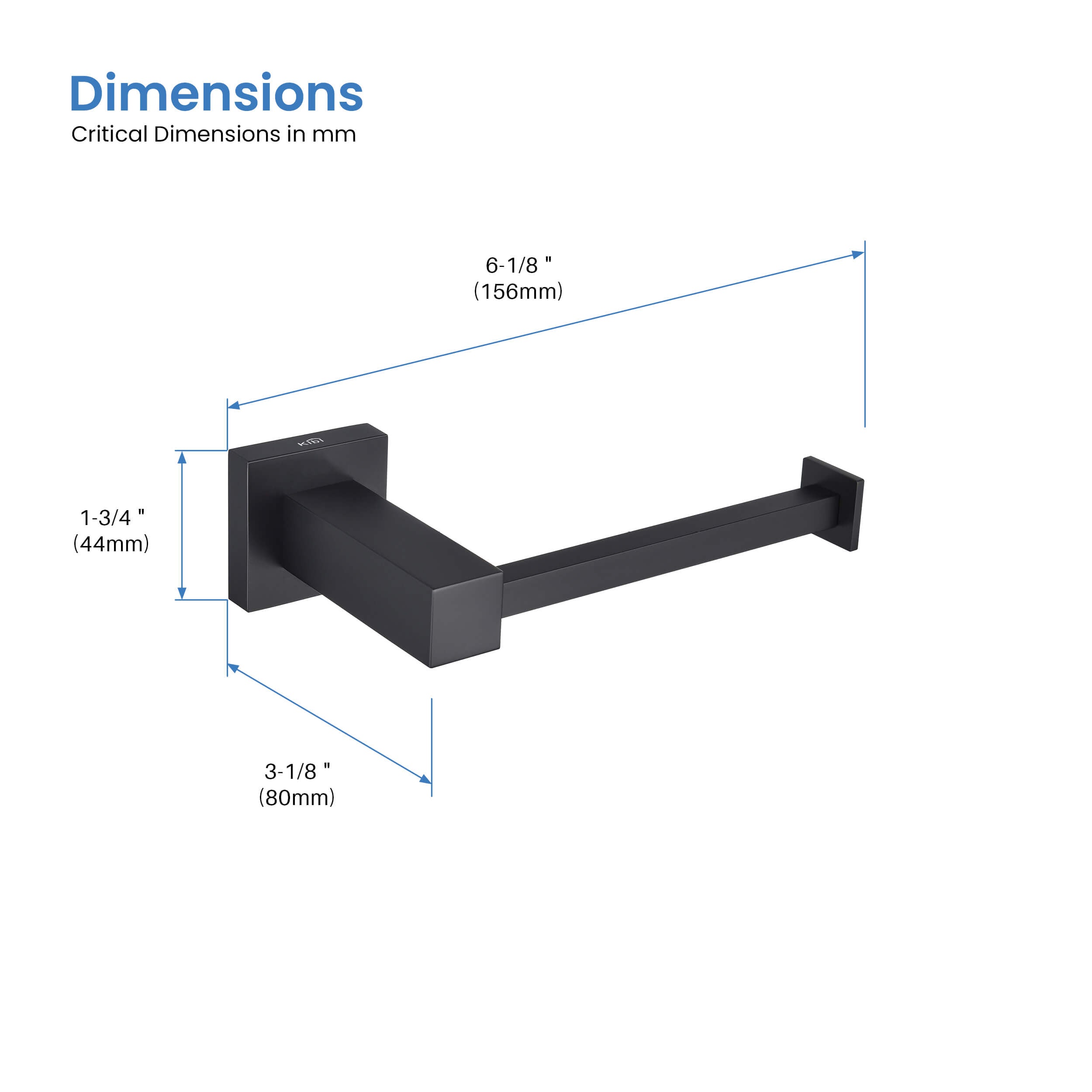 Cube Bathroom Toilet Paper Holder KBA1502