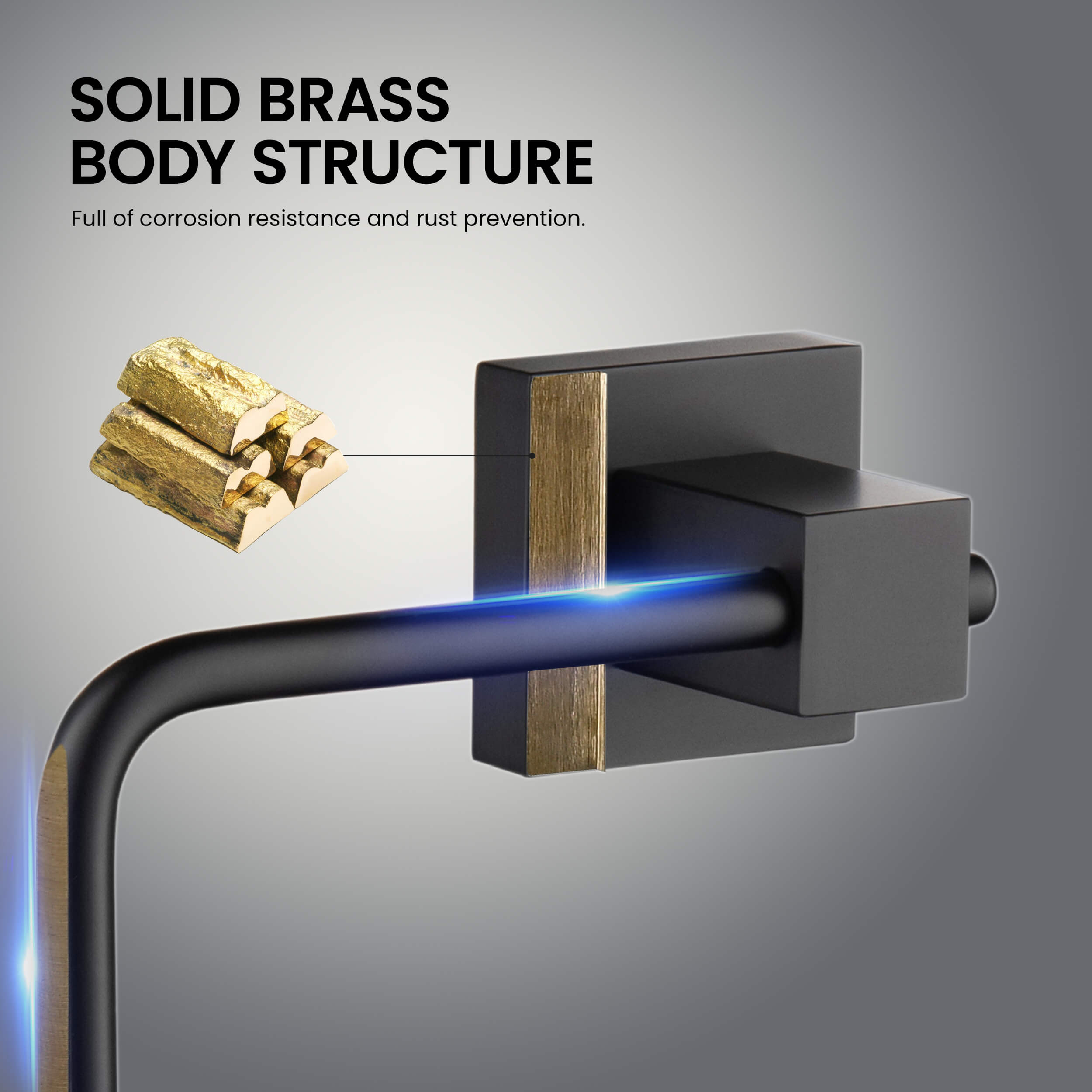 Cube Bathroom Towel Ring  KBA1506