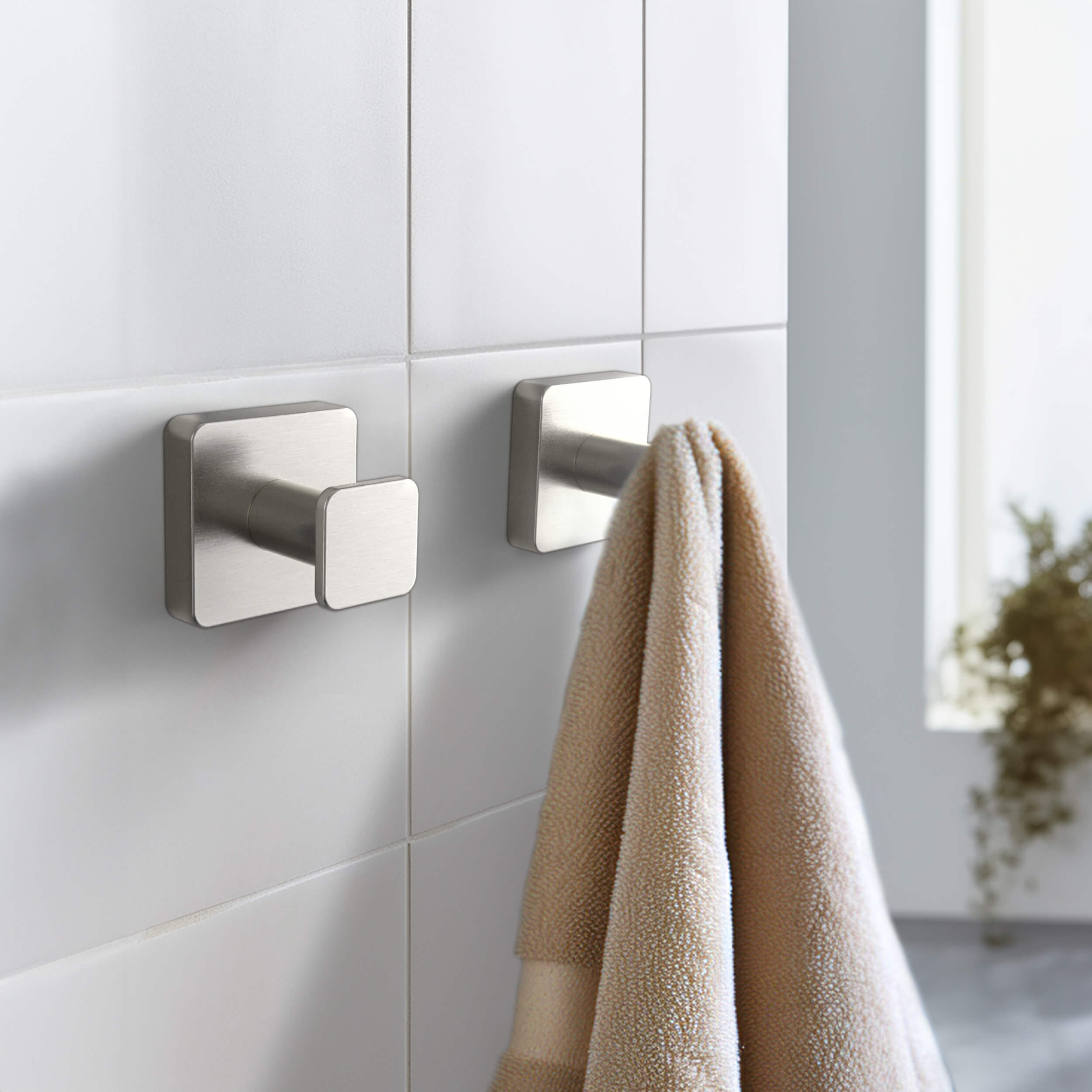Blaze Bathroom Towel & Robe Hook 2-Piece - KBA1601-2PC