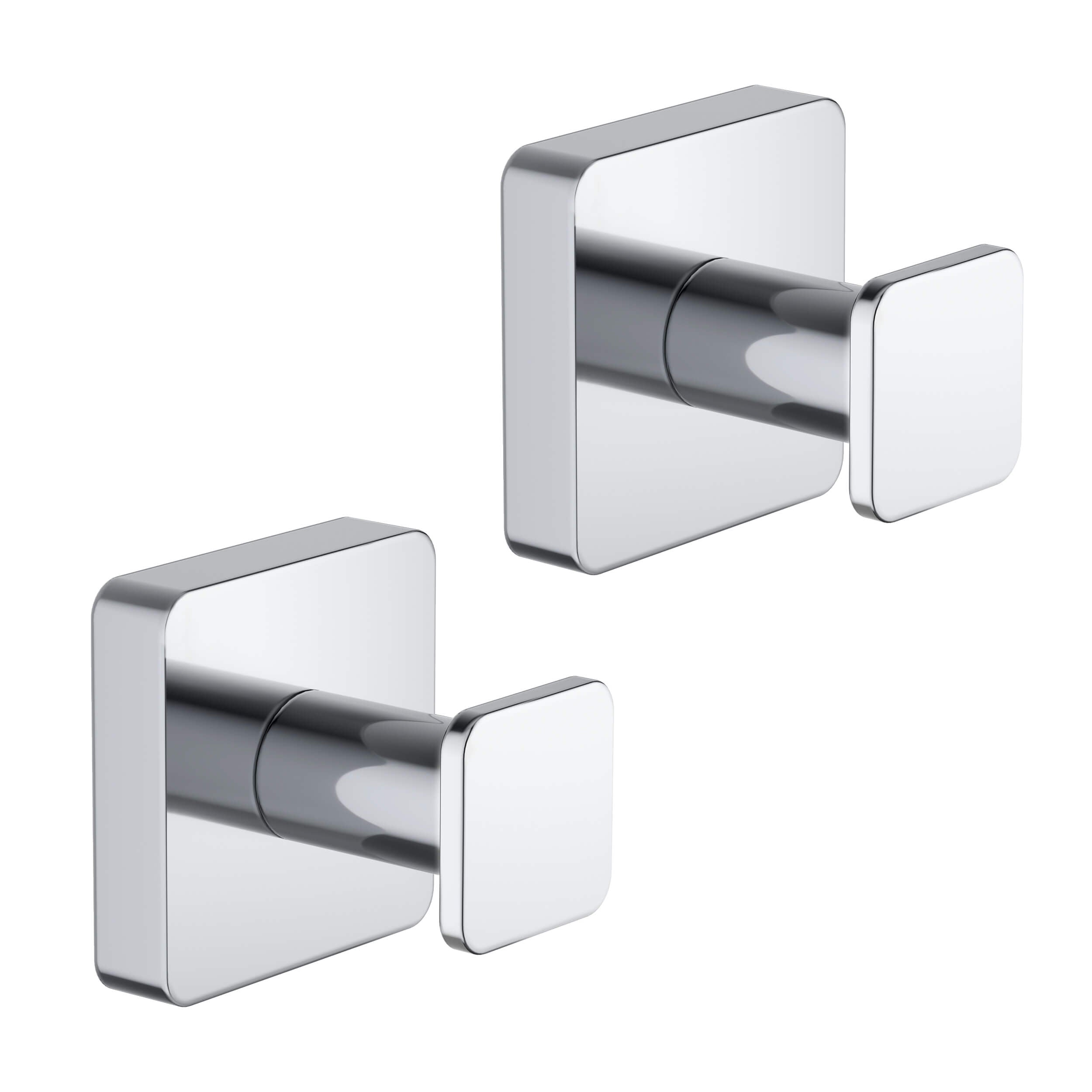 Blaze Bathroom Towel & Robe Hook 2-Piece - KBA1601-2PC