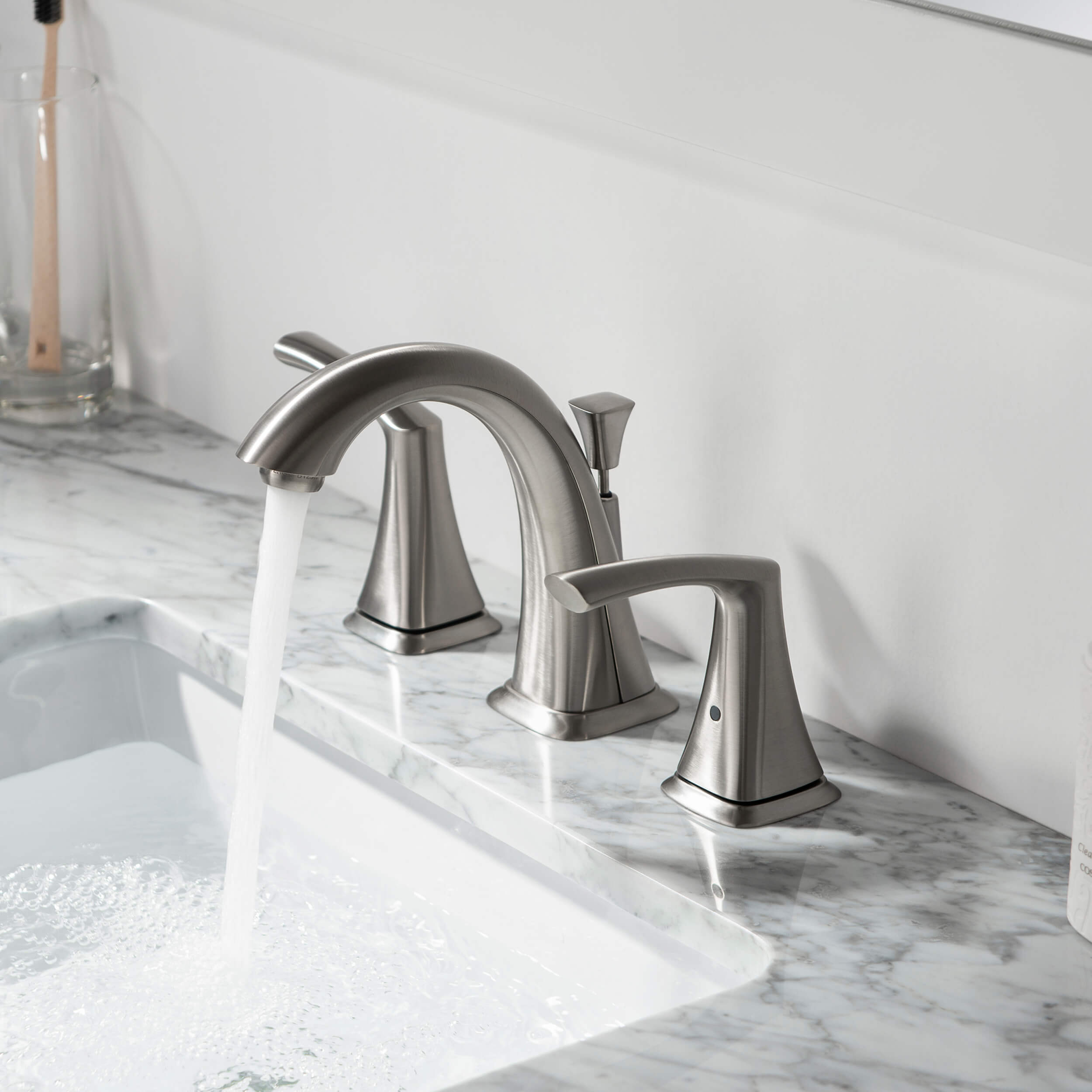 Stonehenge Bathroom Sink 8" Widespread Faucet with Drain Assembly KBF1015