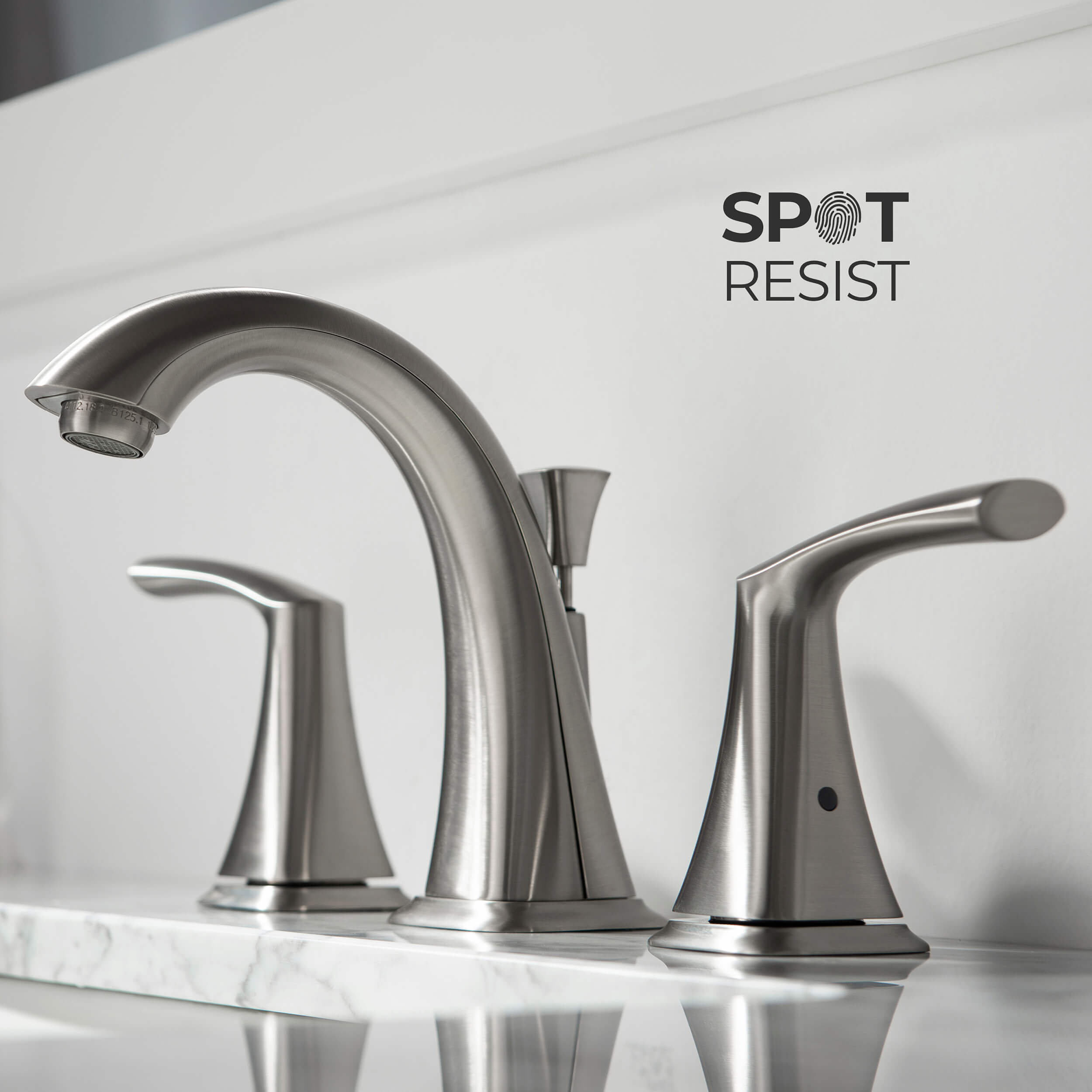 Stonehenge Bathroom Sink 8" Widespread Faucet with Drain Assembly KBF1015
