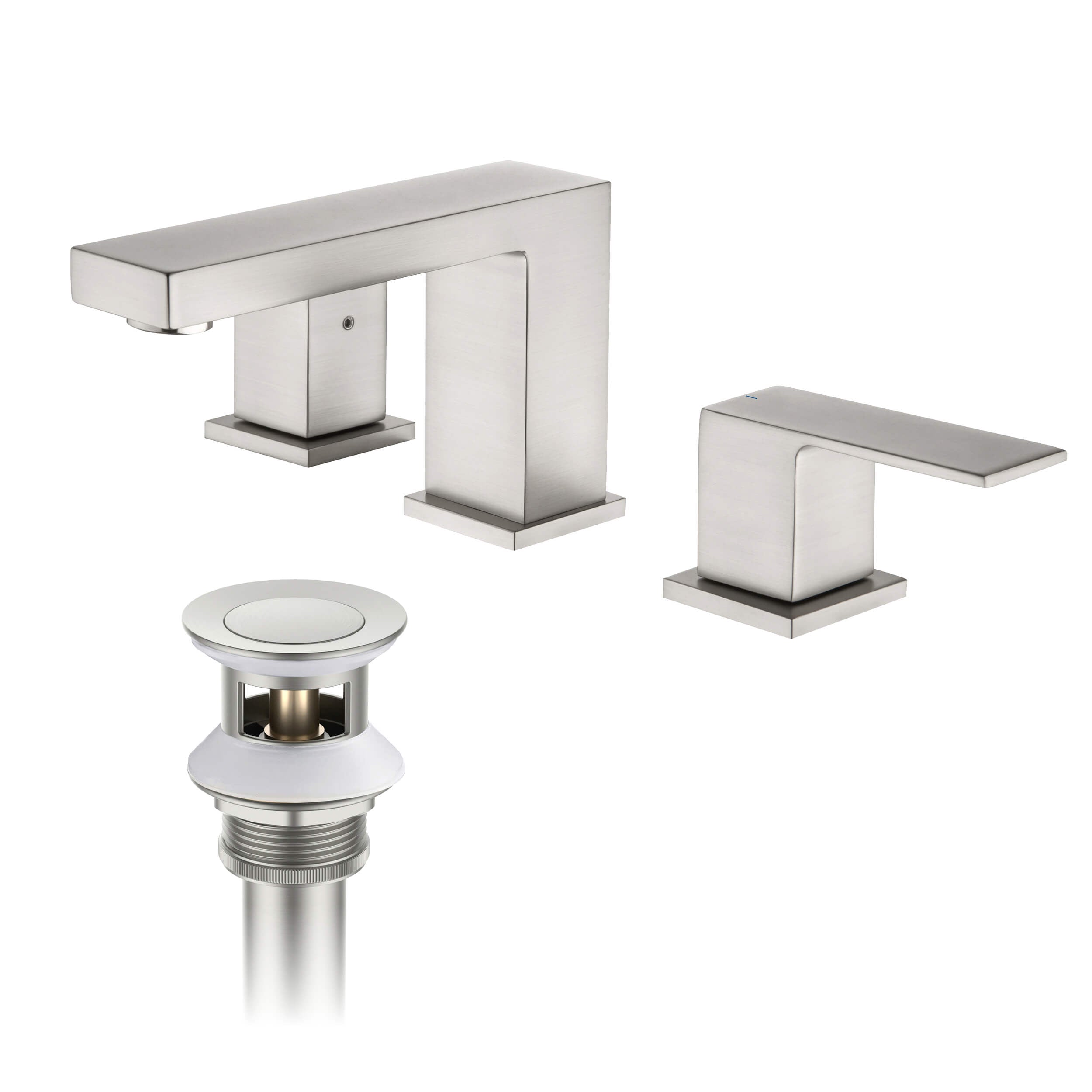 Cube 8" Bathroom Sink Widespread Faucet with Drain Assembly  KBF1024