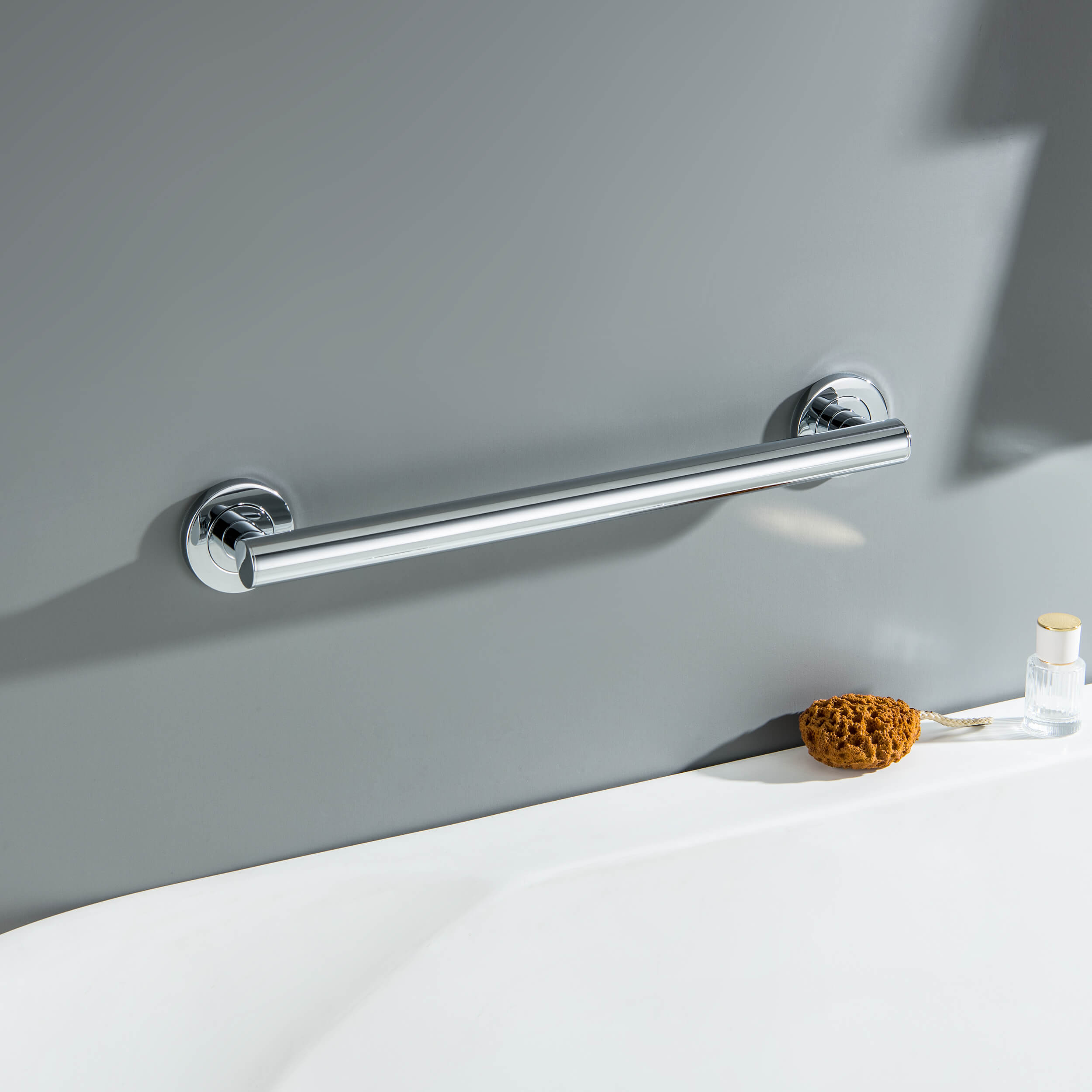 18-Inch Stainless Steel Bathroom Safety Grab Bar – KGB1118