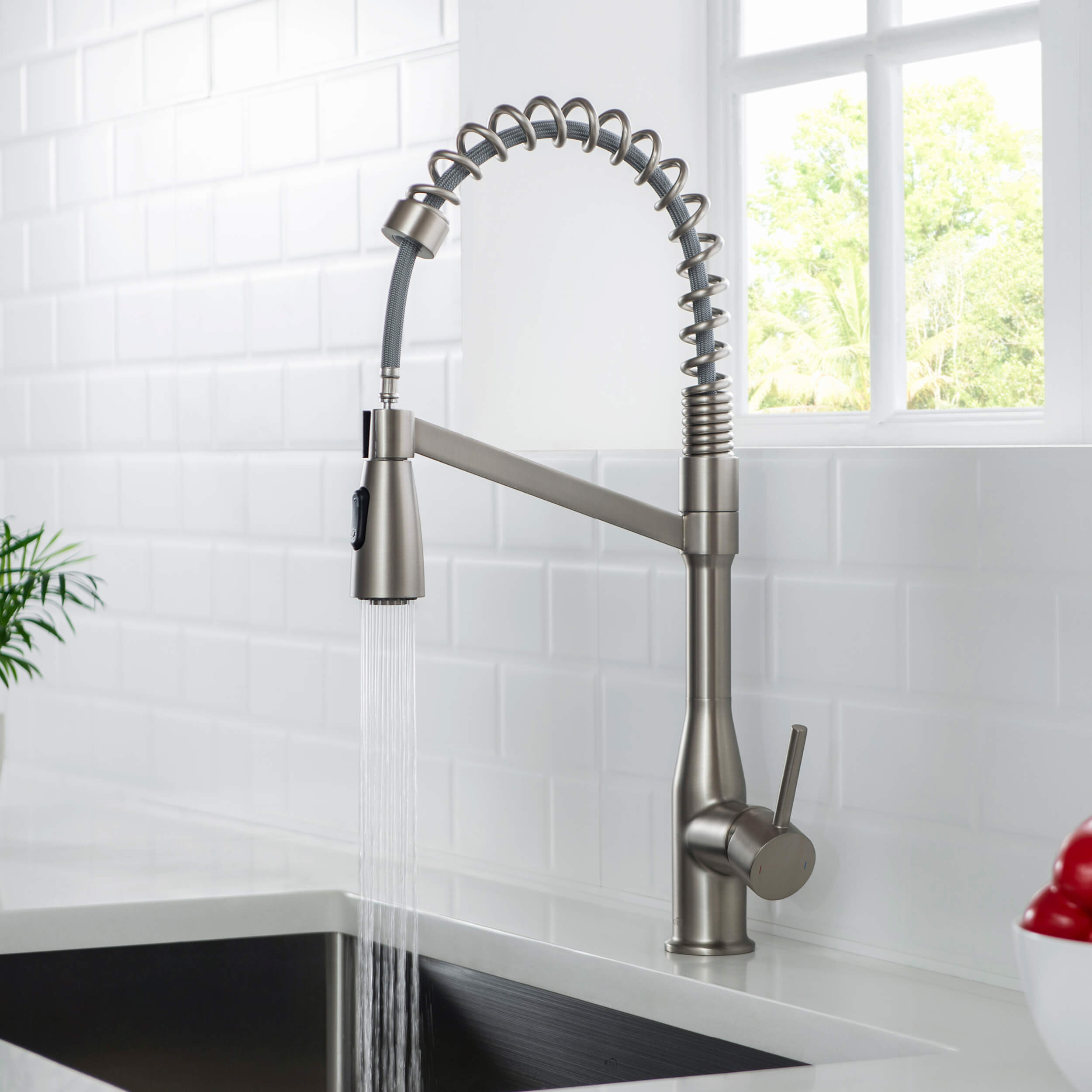 Largo Single Handle Commercial Style Kitchen Sink Faucet - KKF2006