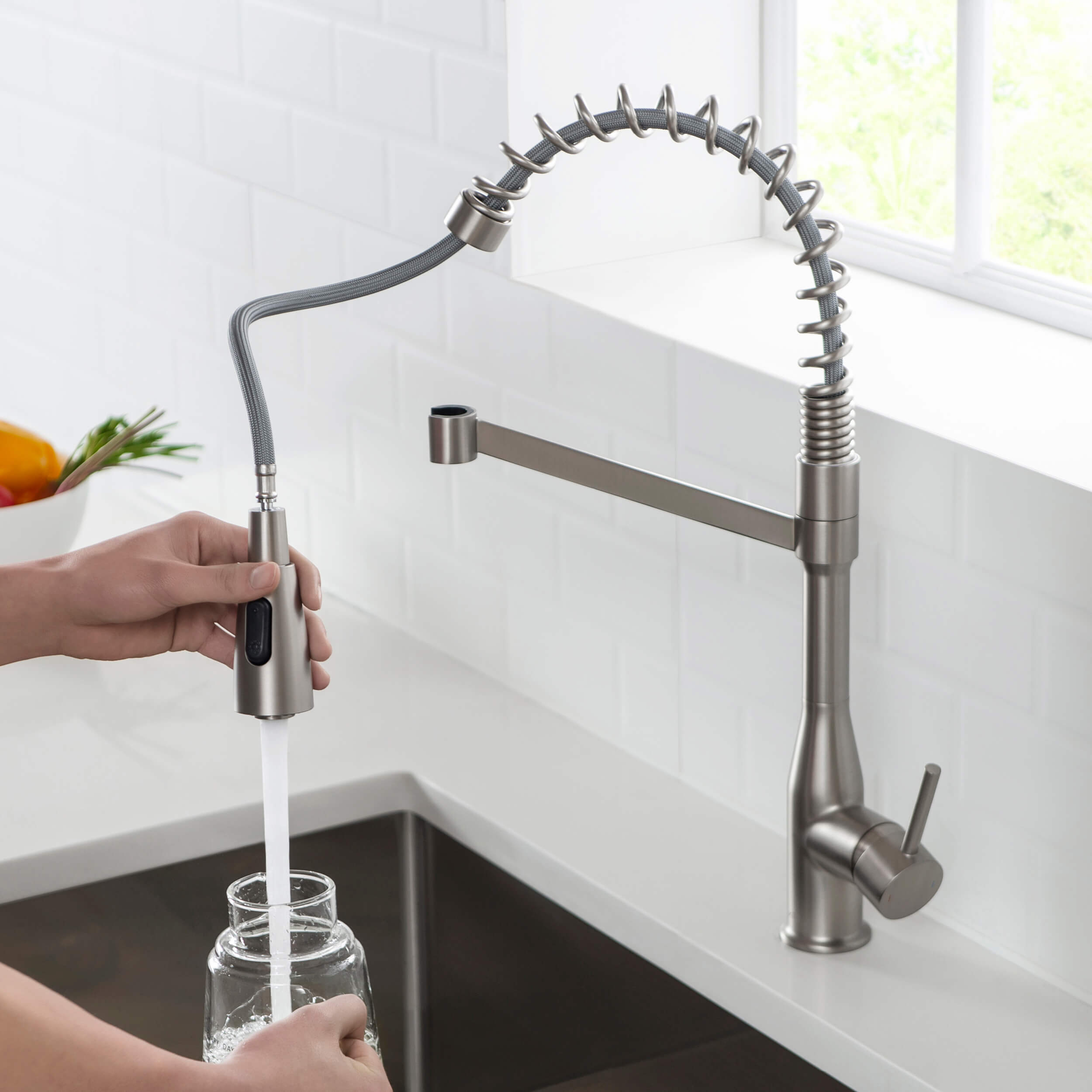 Largo Single Handle Commercial Style Kitchen Sink Faucet - KKF2006