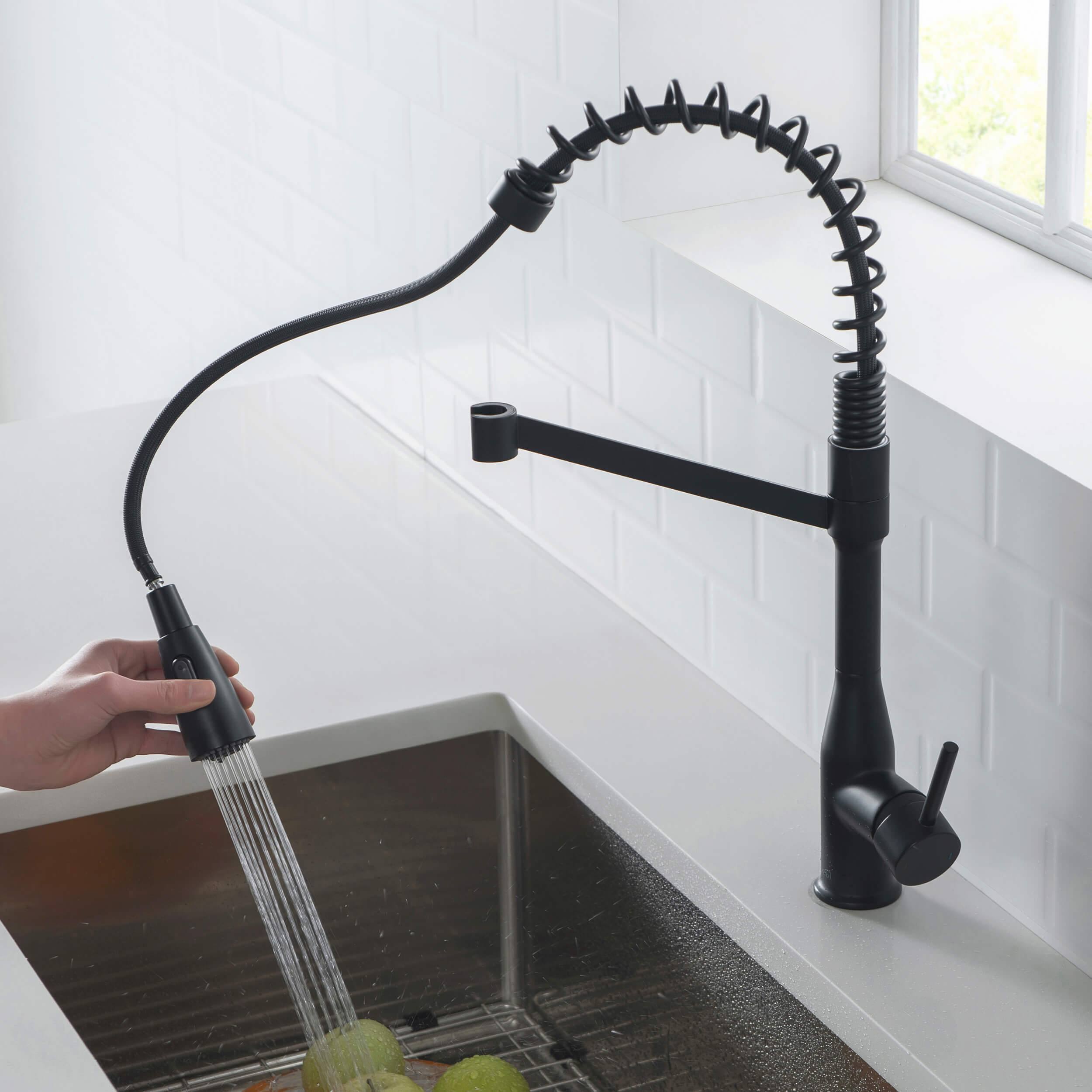 Largo Single Handle Commercial Style Kitchen Sink Faucet - KKF2006