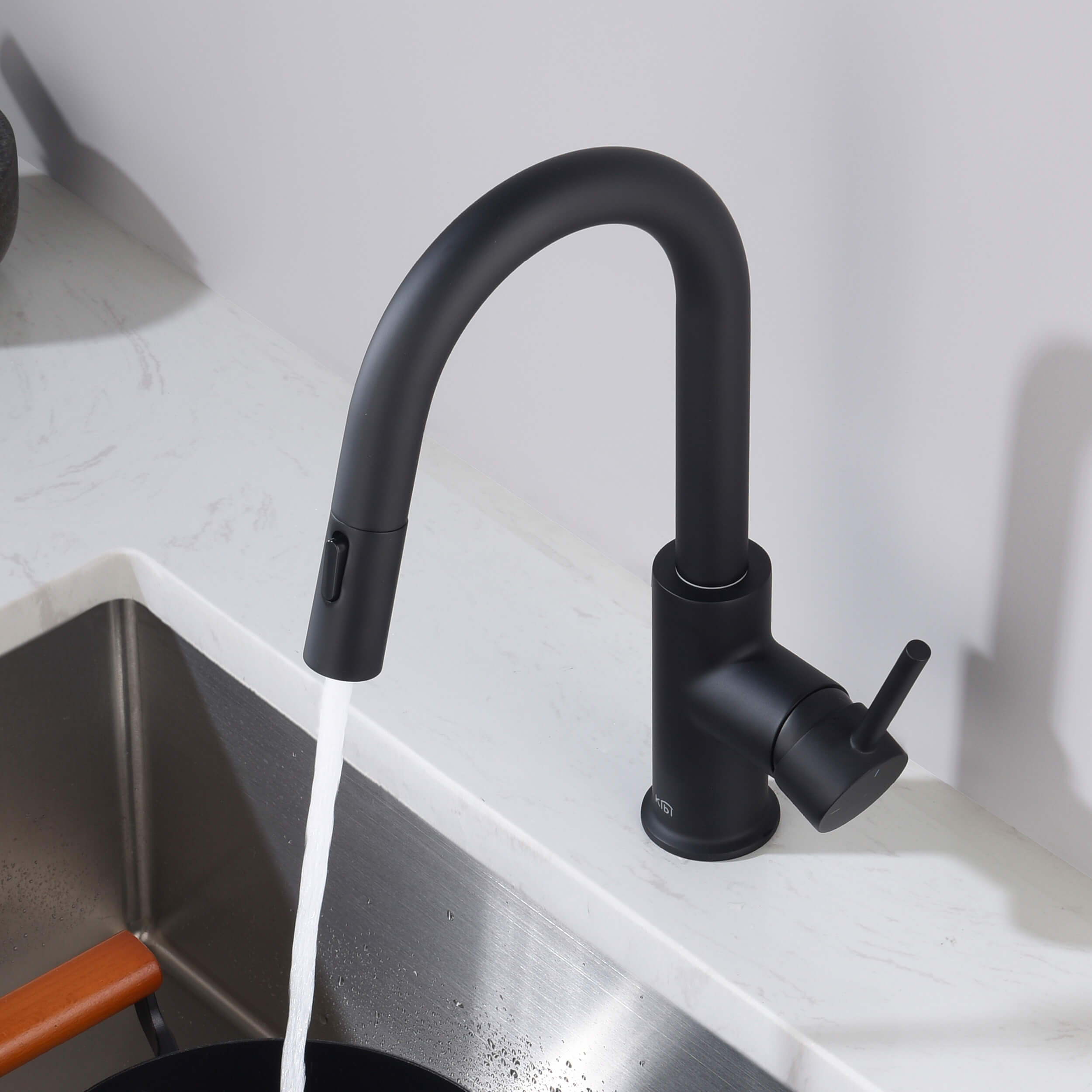 Circular Single Handle Pull Down Kitchen & Bar Sink Faucet - KKF2011
