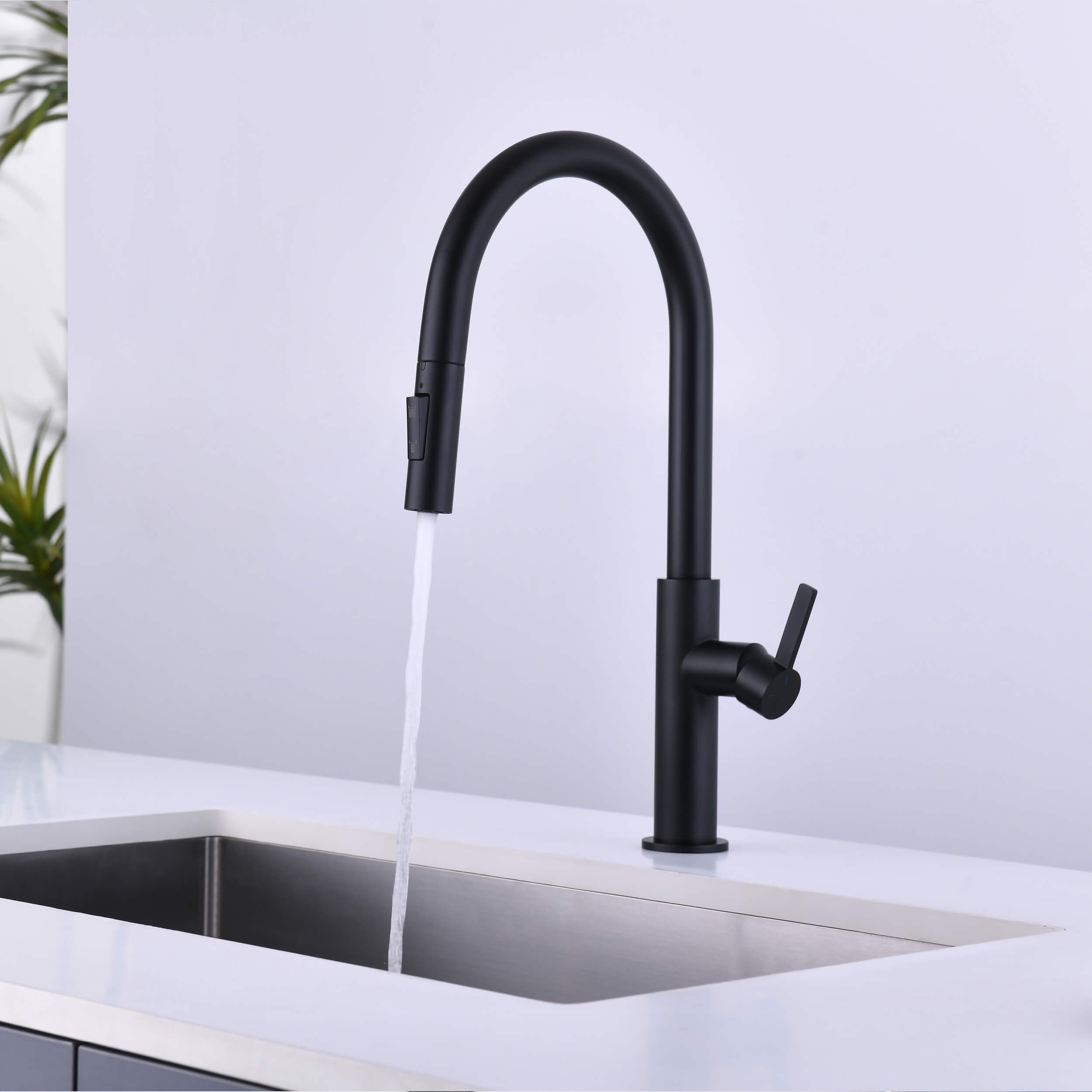 Novo Single Handle Pull Down Kitchen Faucet - KKF2019
