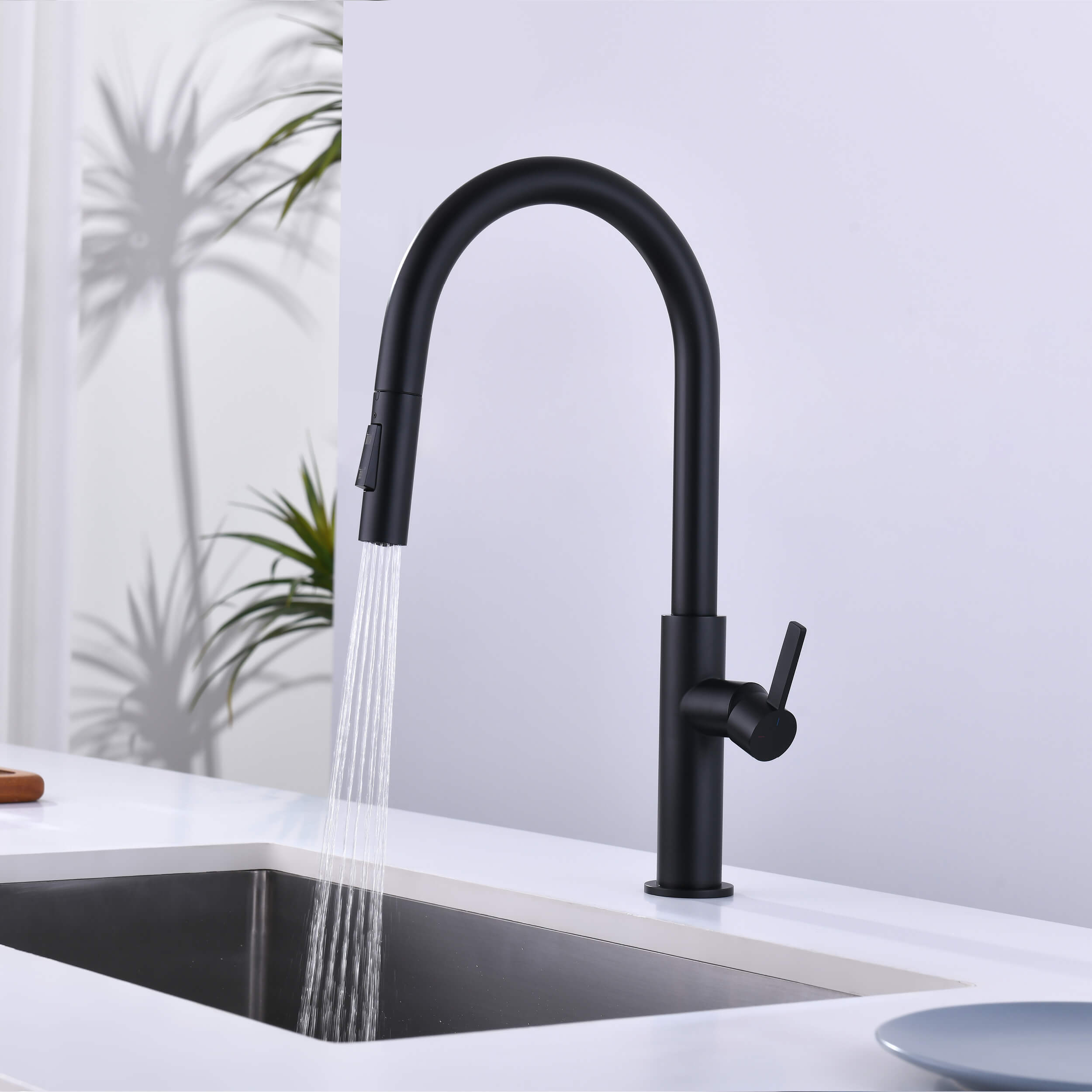 Novo Single Handle Pull Down Kitchen Faucet - KKF2019