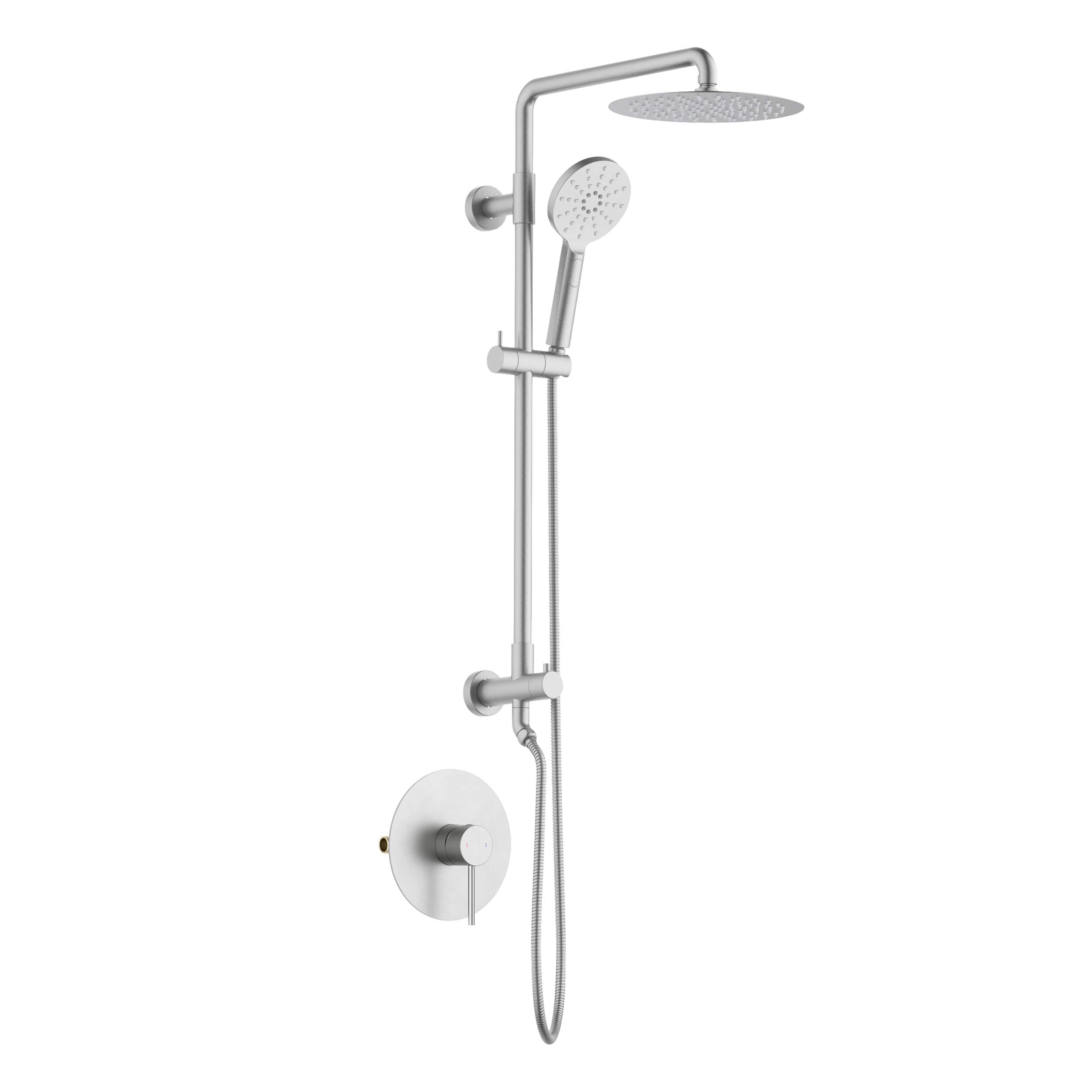Circular Pressure Balanced 2-Function Shower Column with Rough In Valve KSC403
