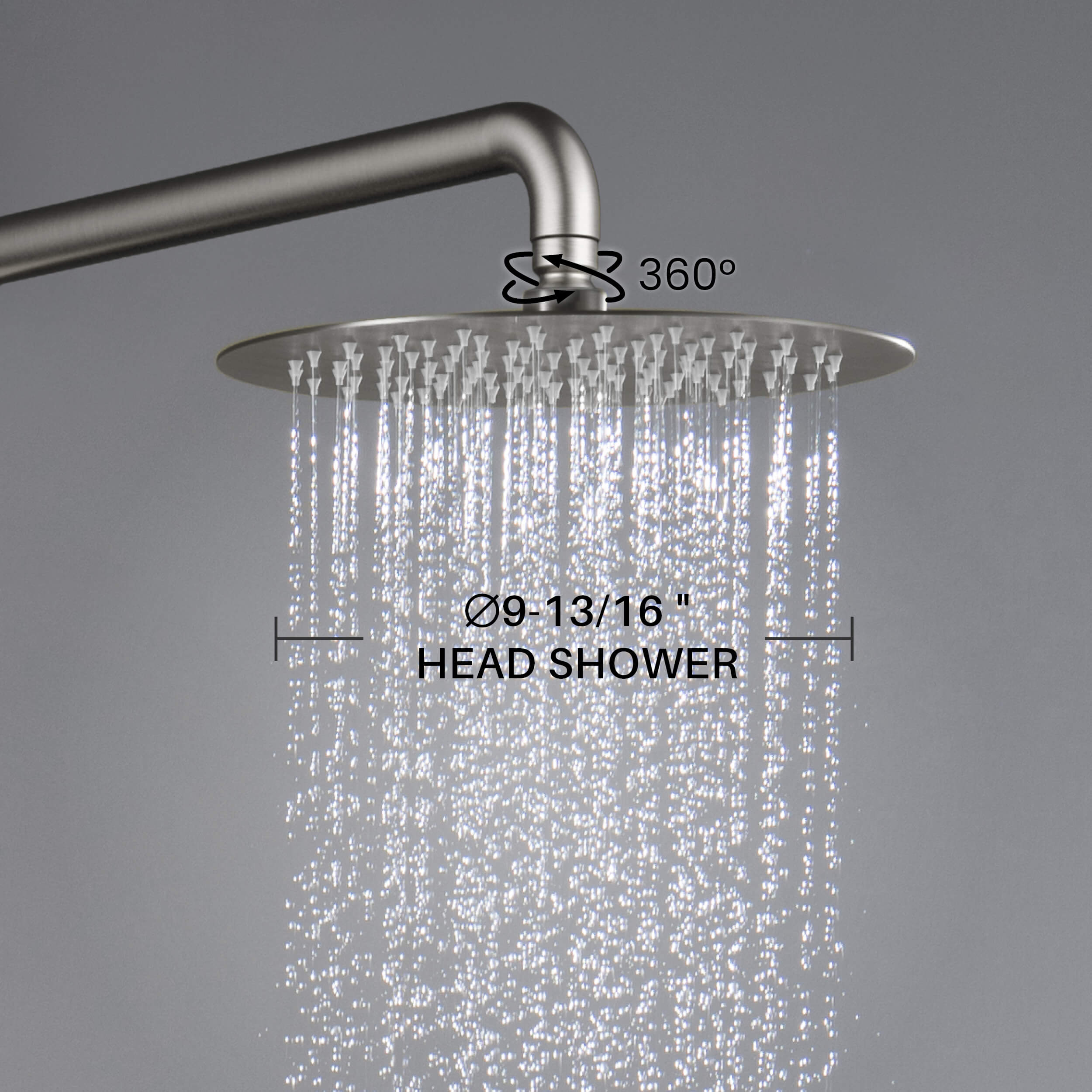 Circular Pressure Balanced 2-Function Shower Column with Rough In Valve KSC403
